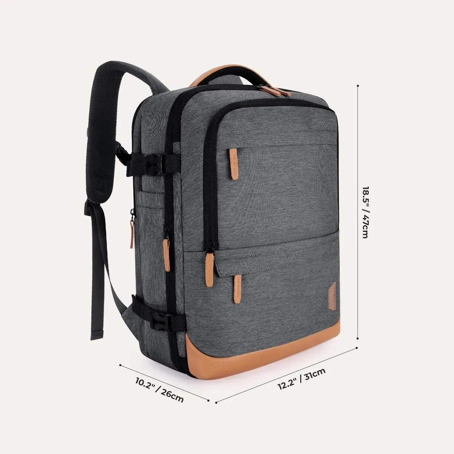 Falco 40L Expandable Airline Approved Carry On Travel Backpack - Image 11