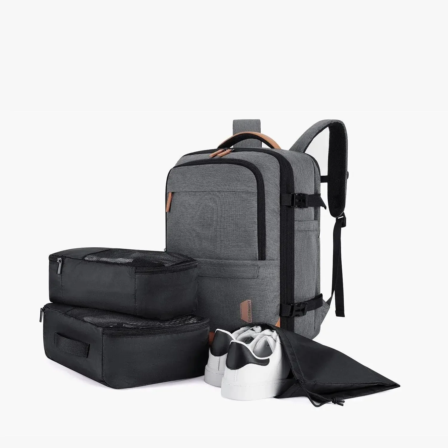 Falco 40L Expandable Airline Approved Carry On Travel Backpack - Image 19