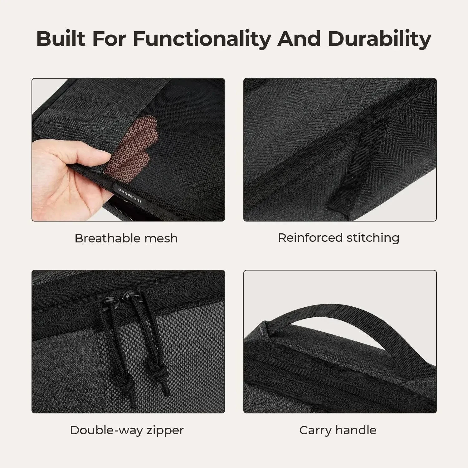 6PCS Compression Travel Packing Cubes for Suitcases - Image 13