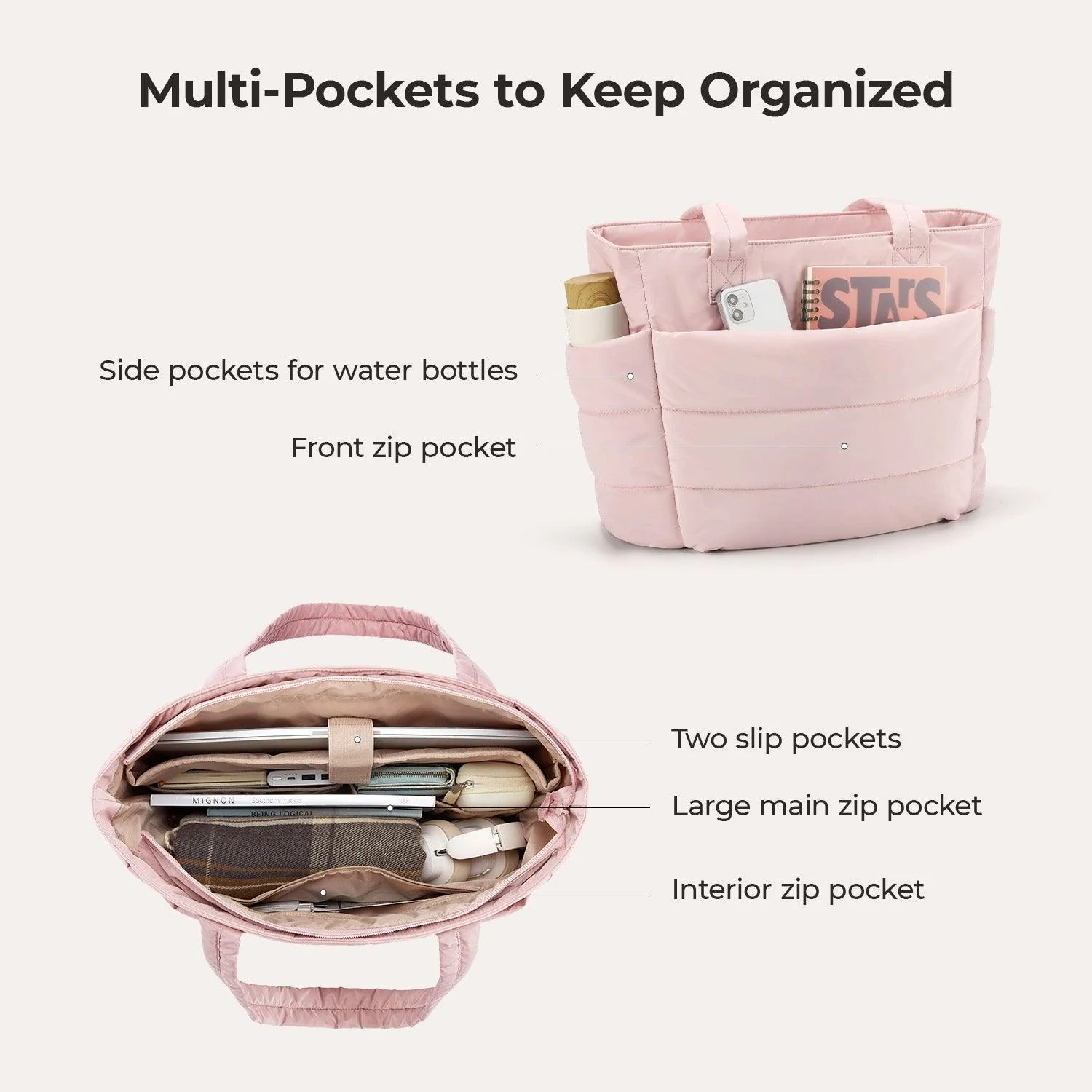 The Bubble 20L Puffy 15.6" Laptop Work Tote - Image 25