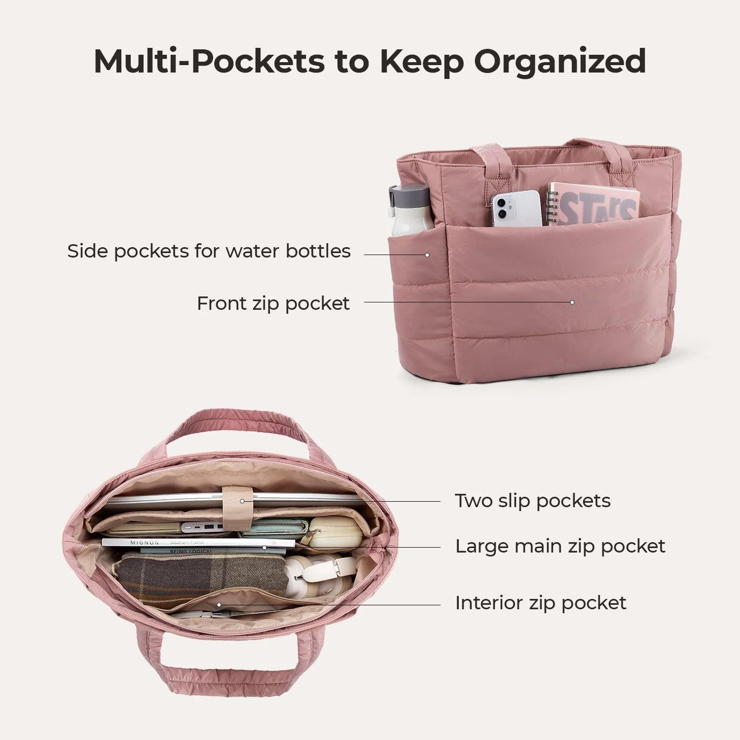 The Bubble 20L Puffy 15.6" Laptop Work Tote - Image 34