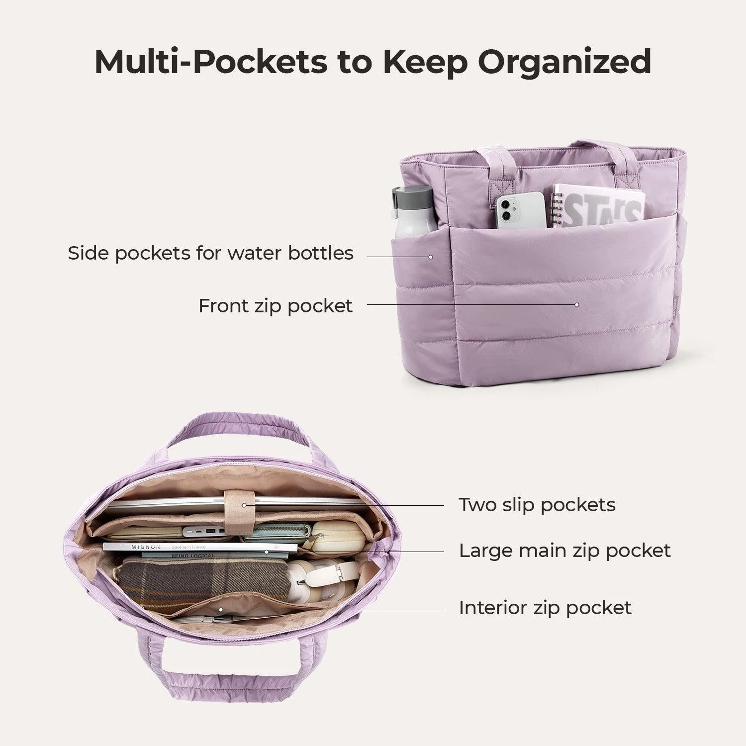 The Bubble 20L Puffy 15.6" Laptop Work Tote - Image 52