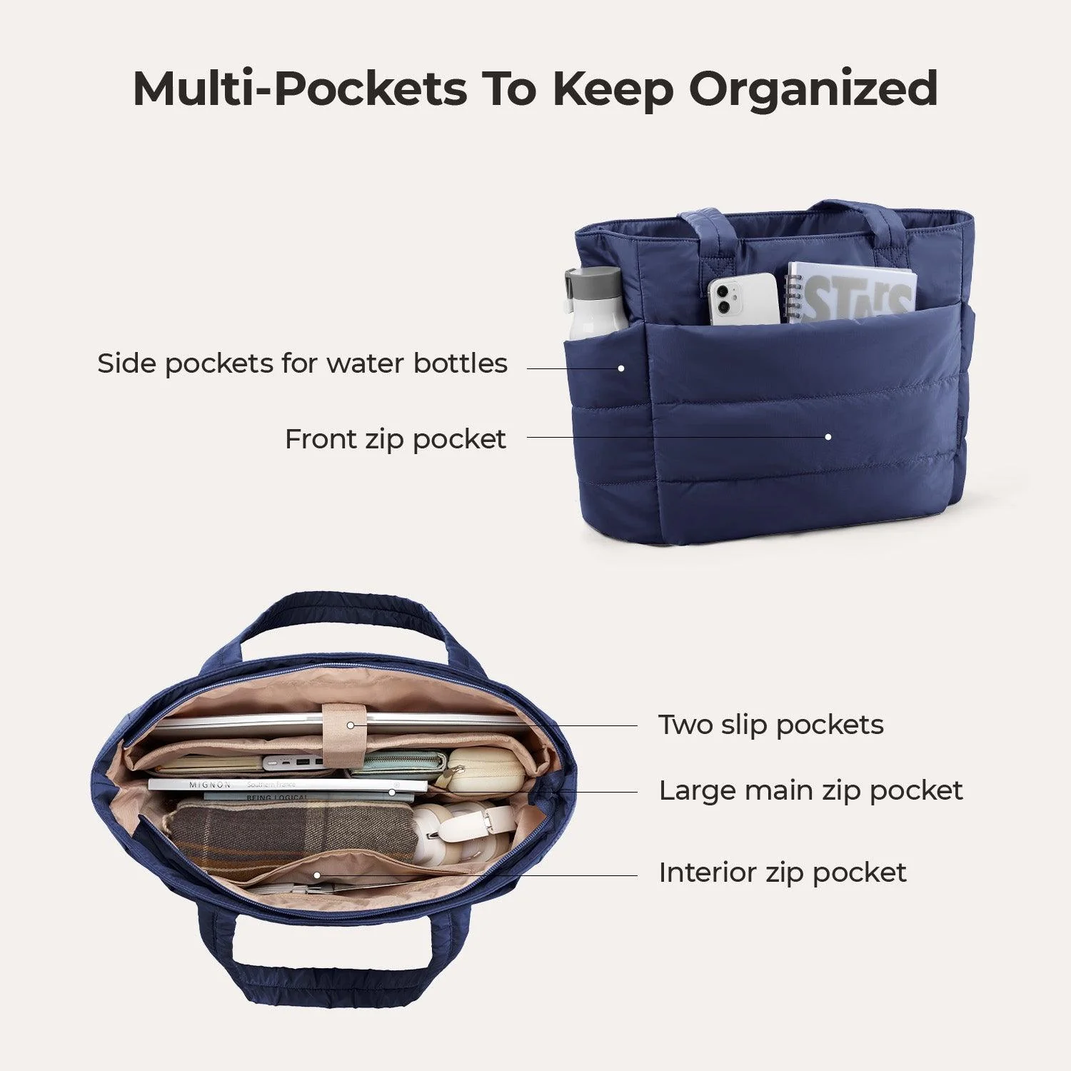 The Bubble 20L Puffy 15.6" Laptop Work Tote - Image 68