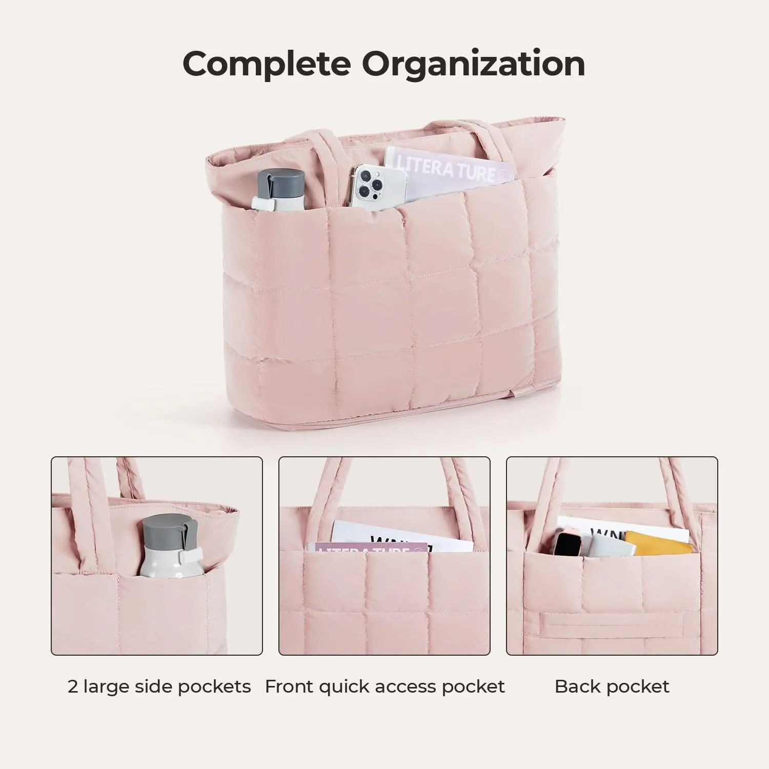Bubble 22L-28L Expandable Puffer Travel Tote Bag - Image 28