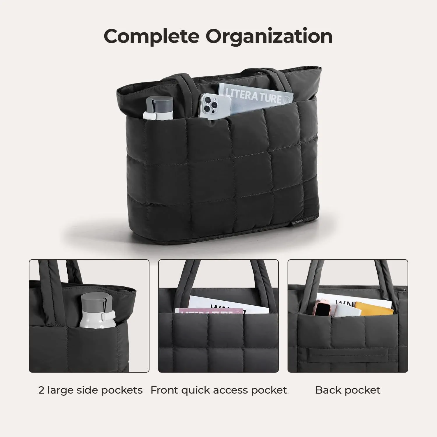 Bubble 22L-28L Expandable Puffer Travel Tote Bag - Image 39