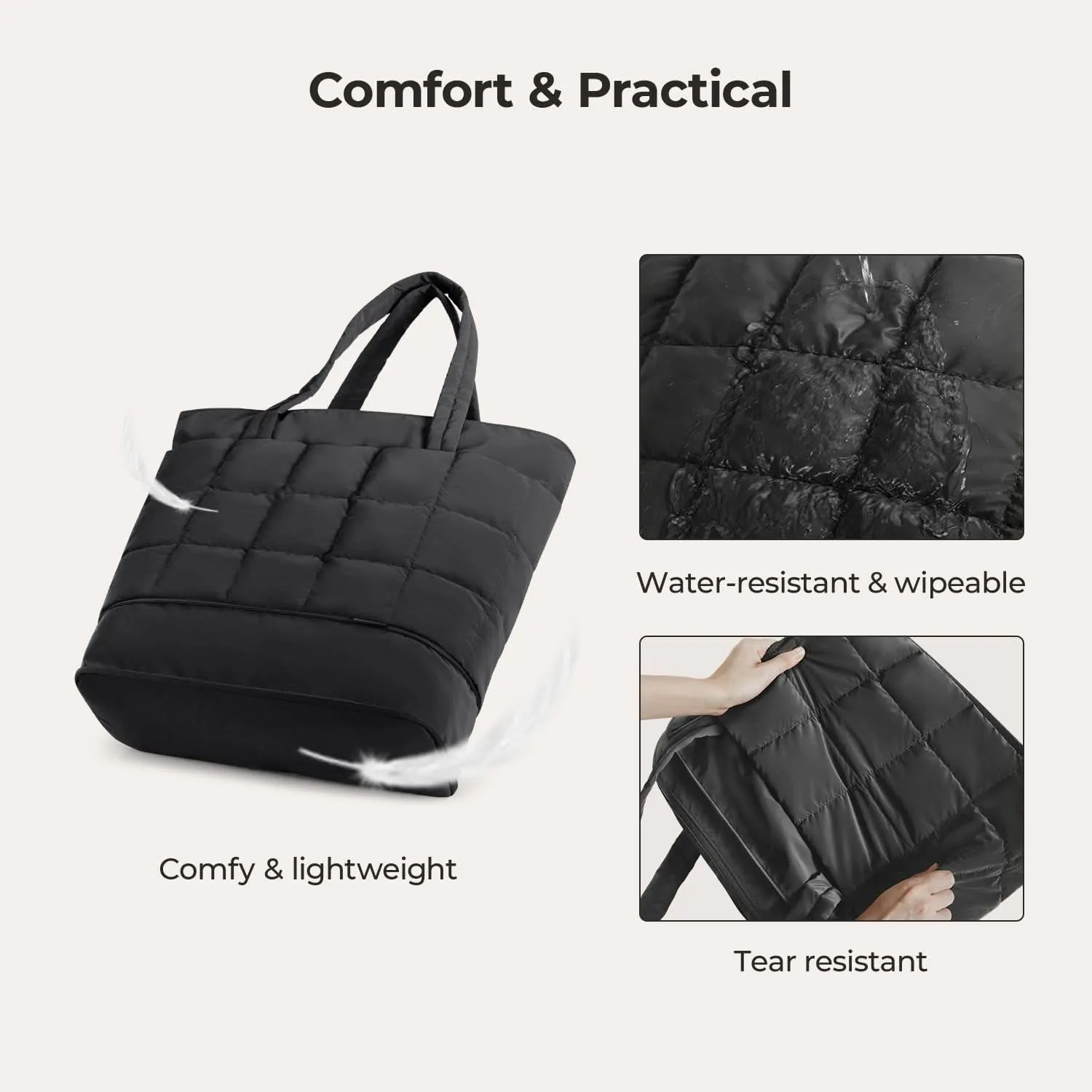 Bubble 22L-28L Expandable Puffer Travel Tote Bag - Image 41