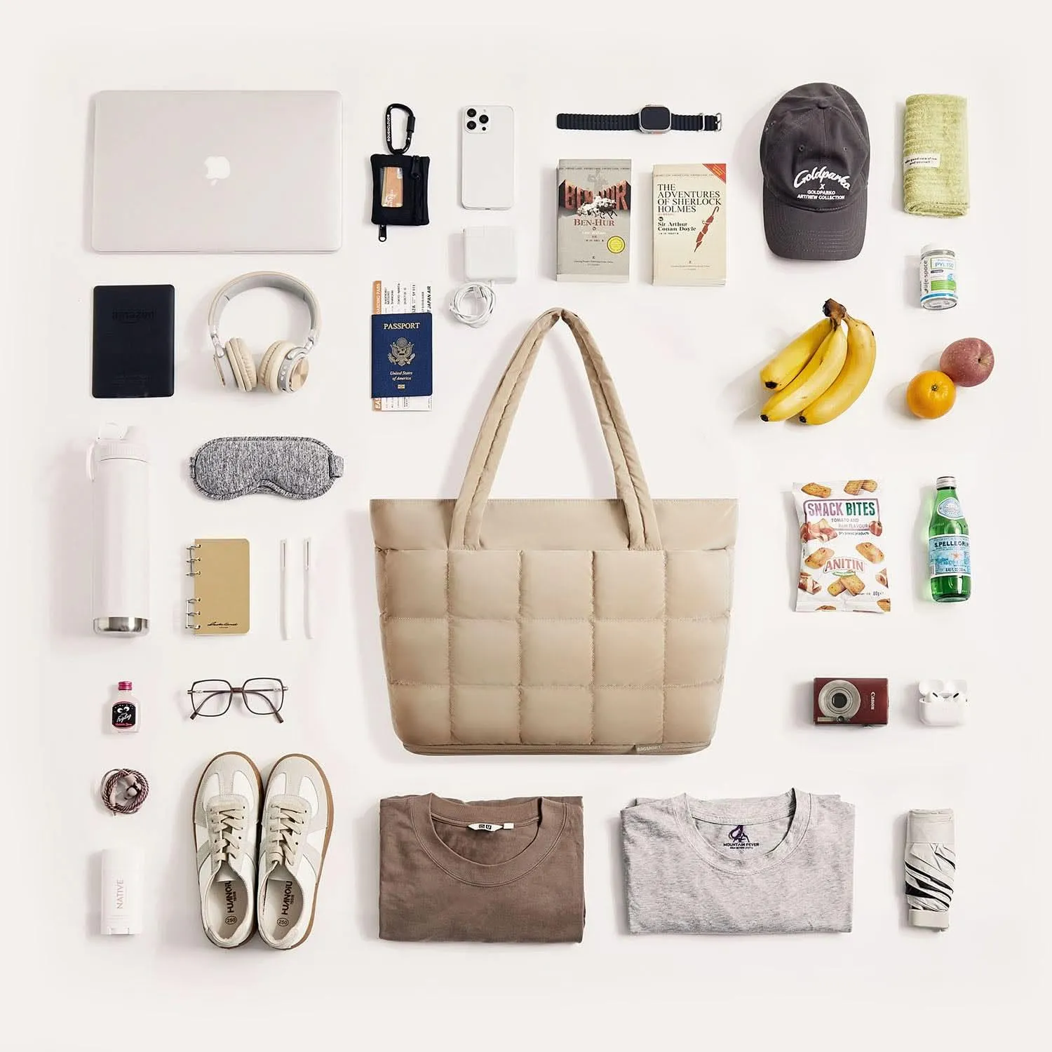 Bubble 22L-28L Expandable Puffer Travel Tote Bag - Image 9