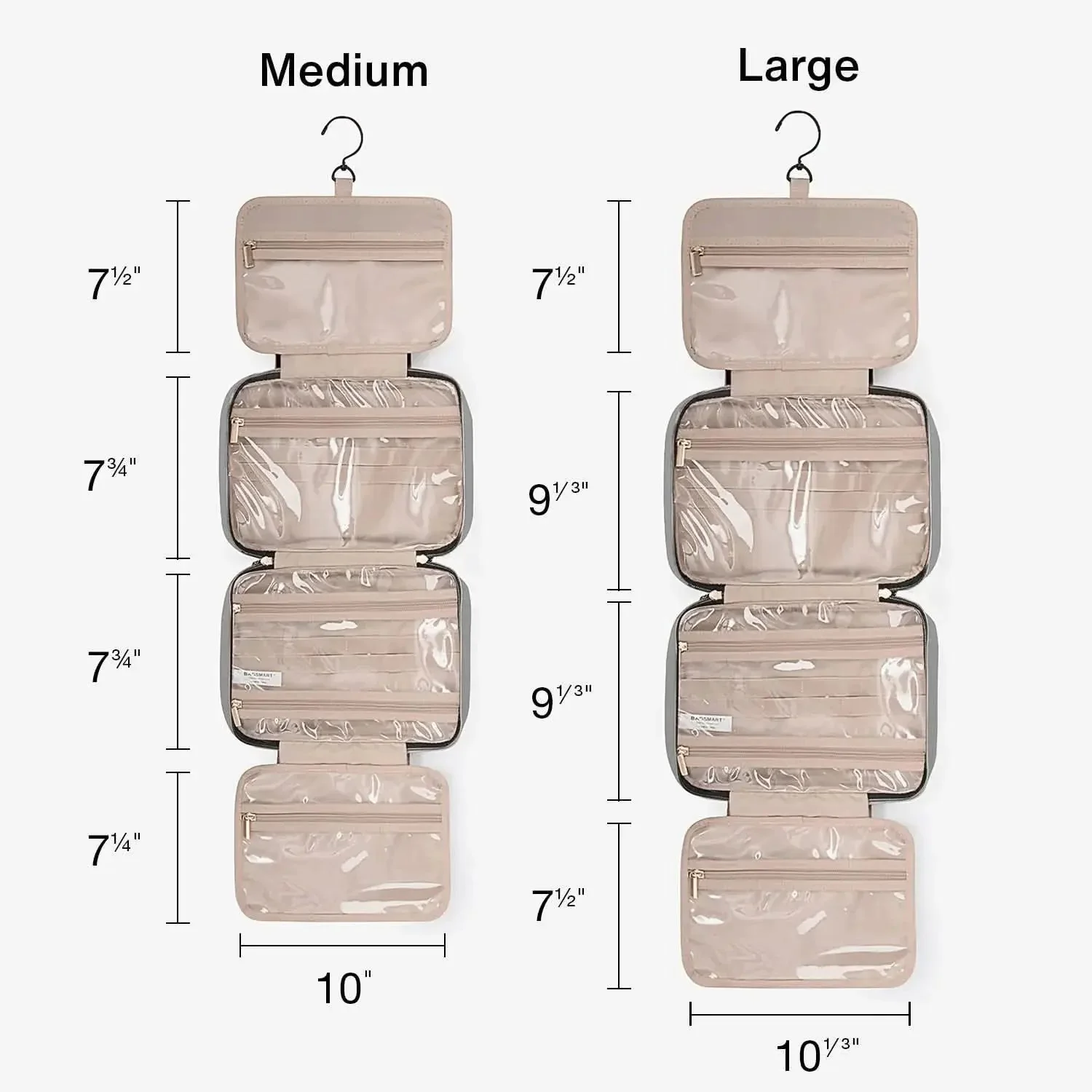 Bonchemin Grey The Space Saver Toiletry Bag - Image 7