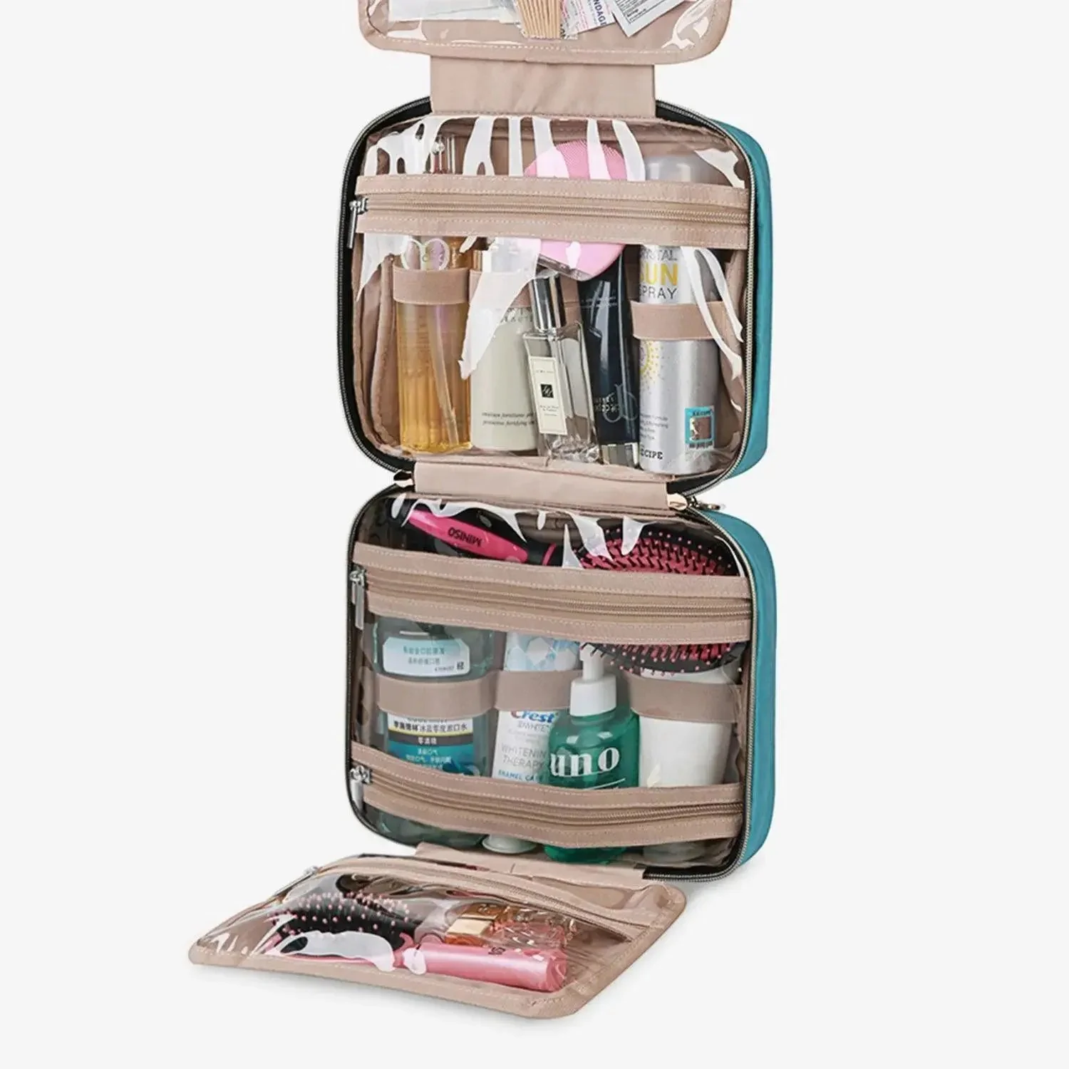 Bonchemin Teal The Space Saver Toiletry Bag - Image 5
