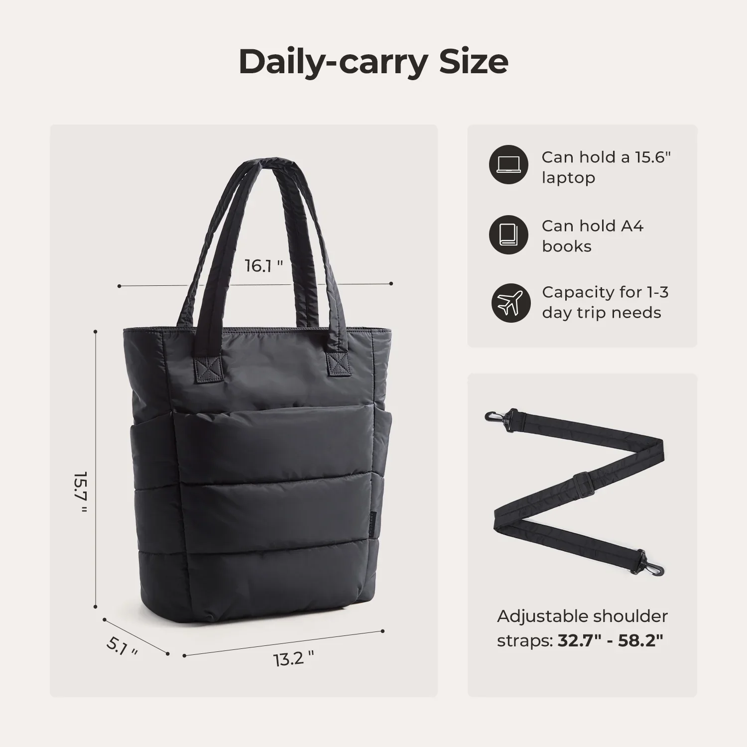 Bubble 21L Puffy Tote - Image 13