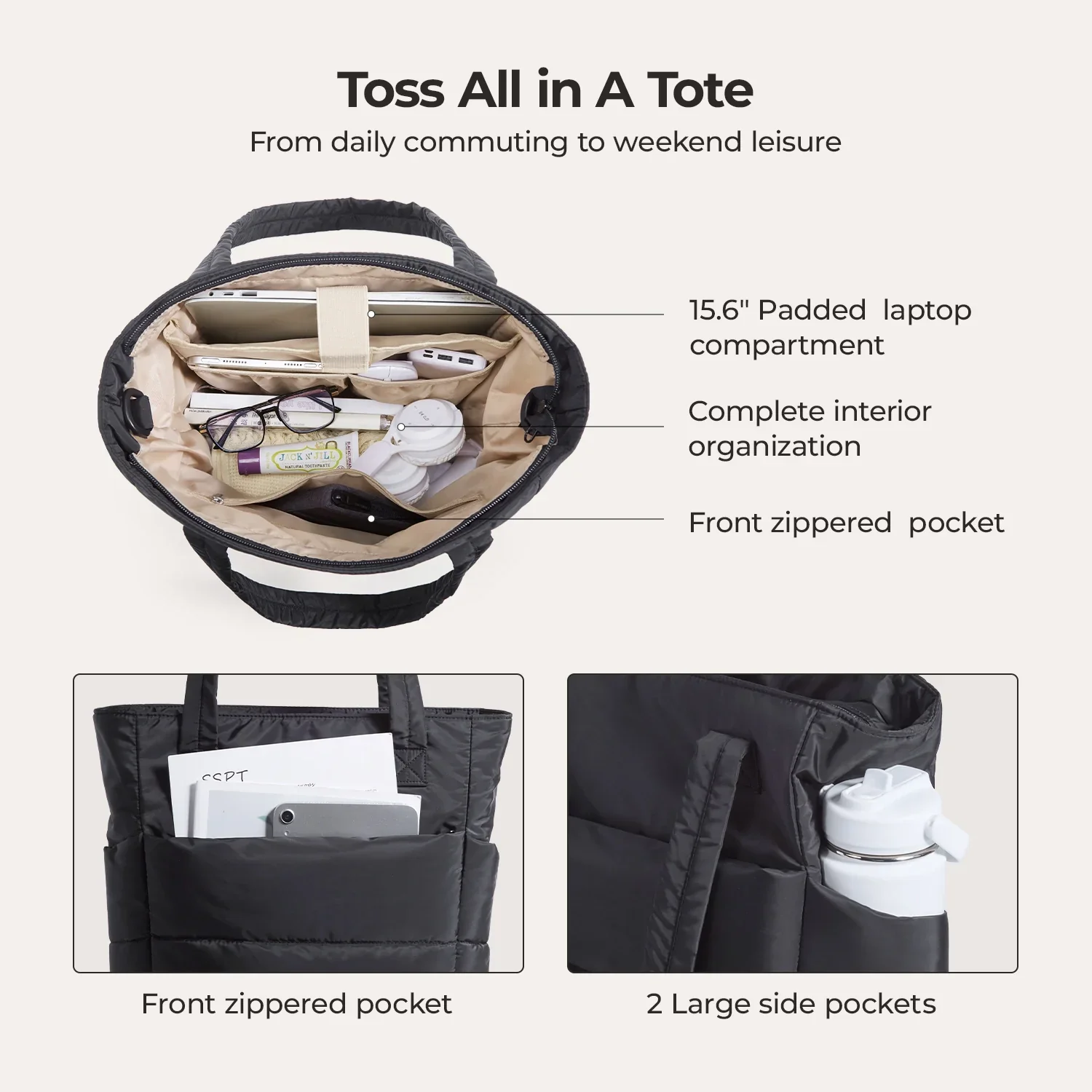 Bubble 21L Puffy Tote - Image 16