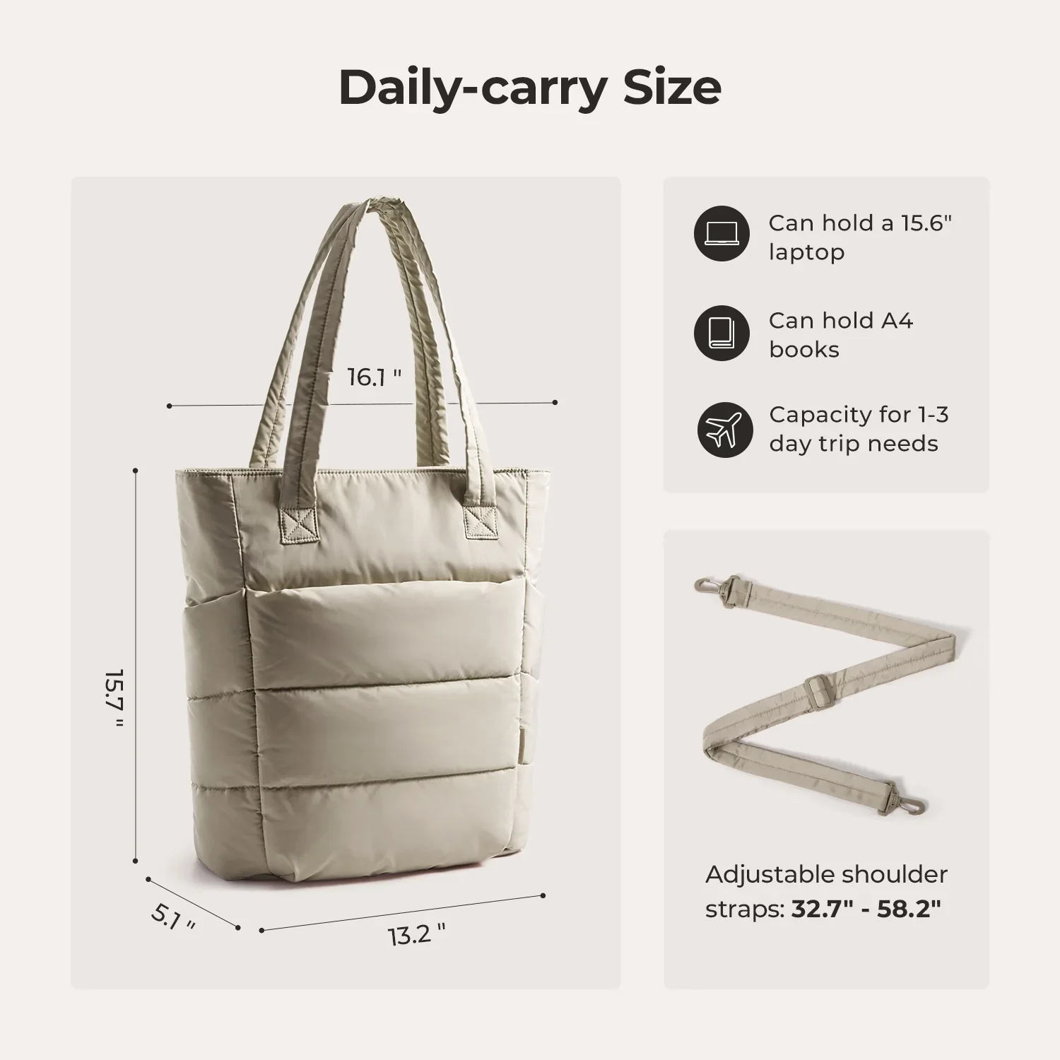 Bubble 21L Puffy Tote - Image 2