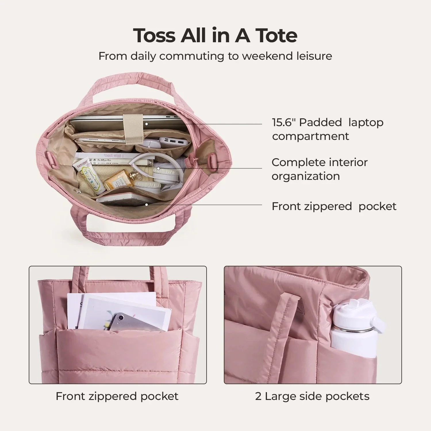 Bubble 21L Puffy Tote - Image 38