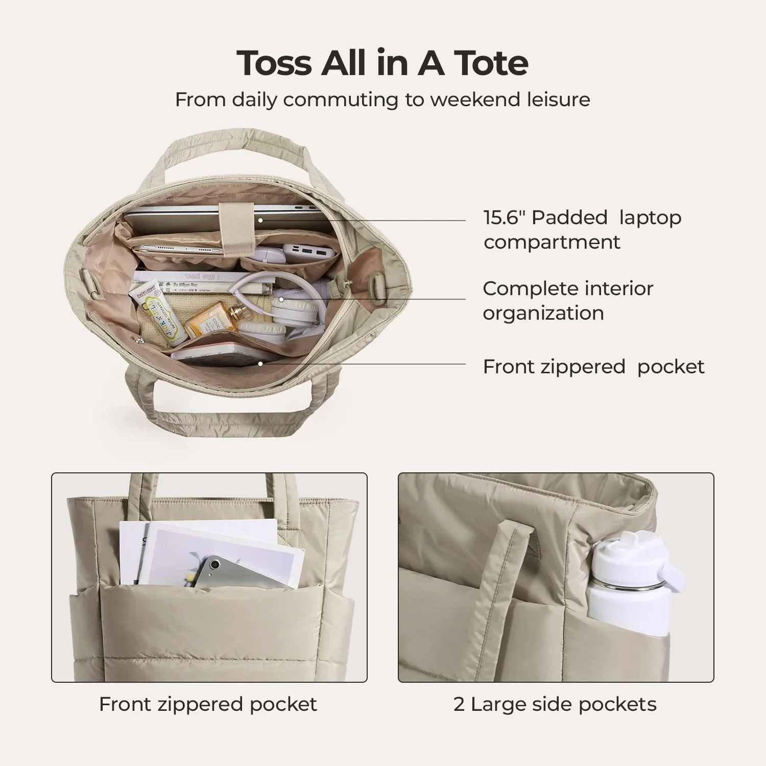 Bubble 21L Puffy Tote - Image 5