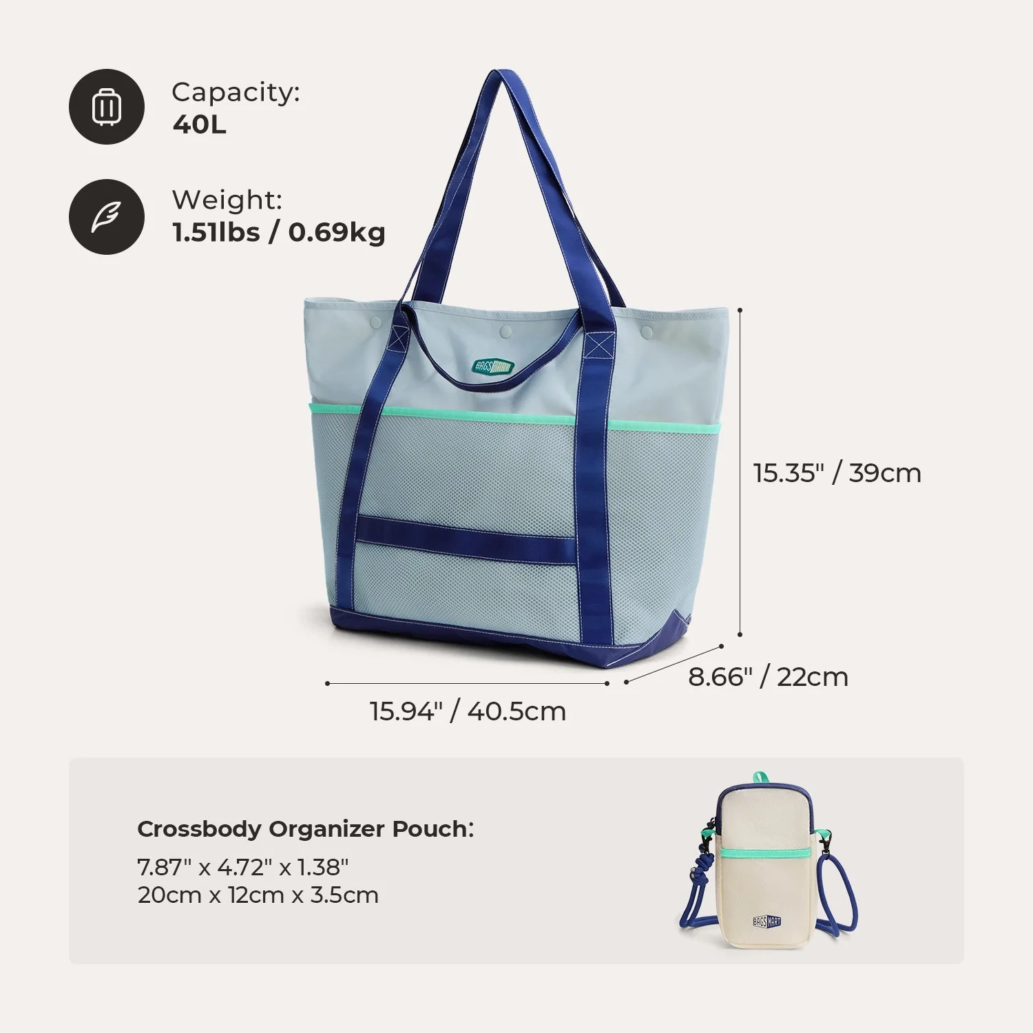 Coast 40L Tote - Image 37