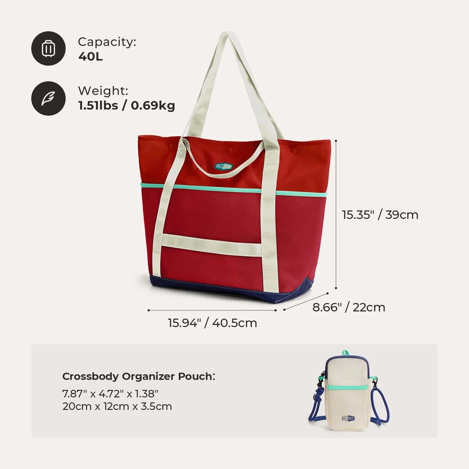 Coast 40L Tote - Image 54