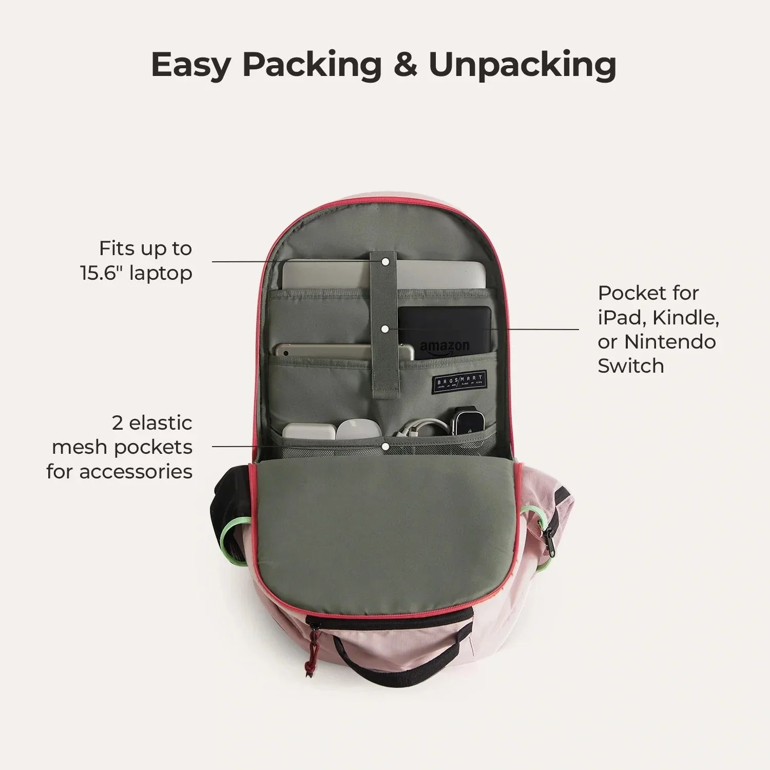 Focus 15.6" Laptop Backpack - Image 4