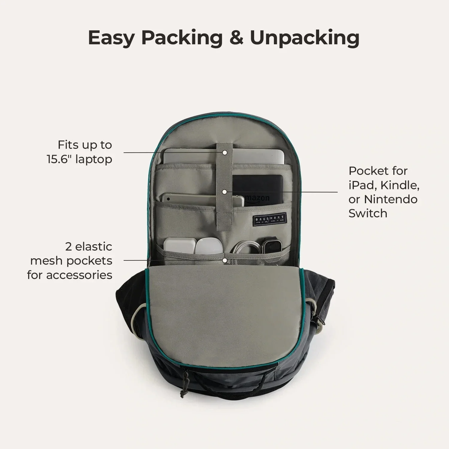 Focus 15.6" Laptop Backpack - Image 46