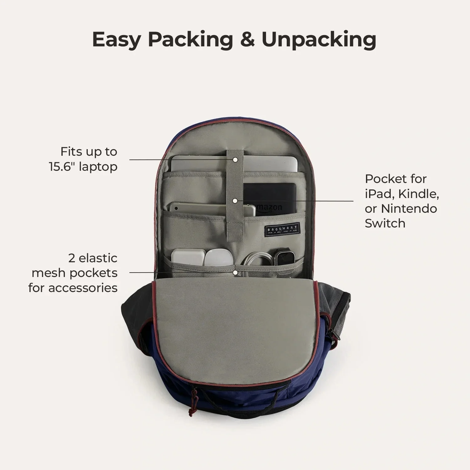 Focus 15.6" Laptop Backpack - Image 67