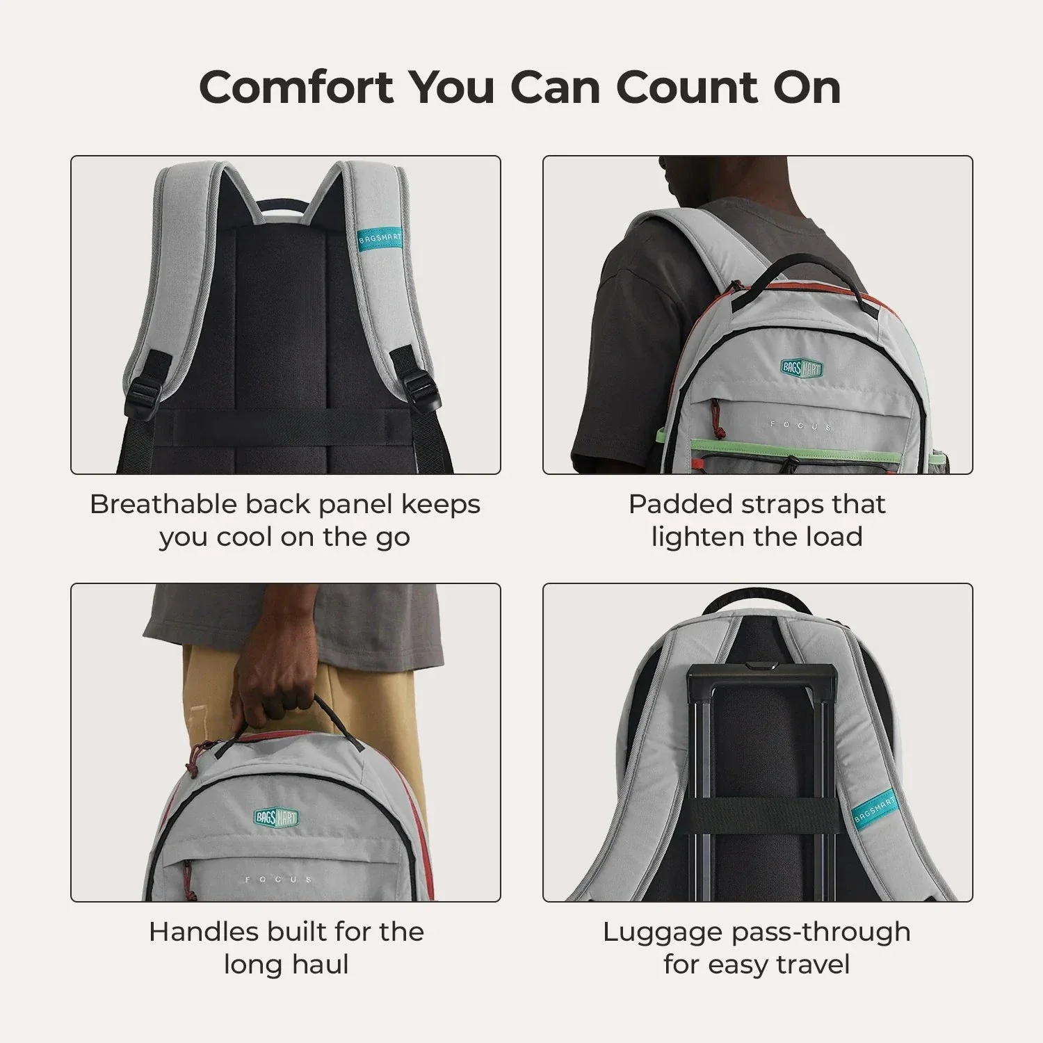 Focus 15.6" Laptop Backpack - Image 90