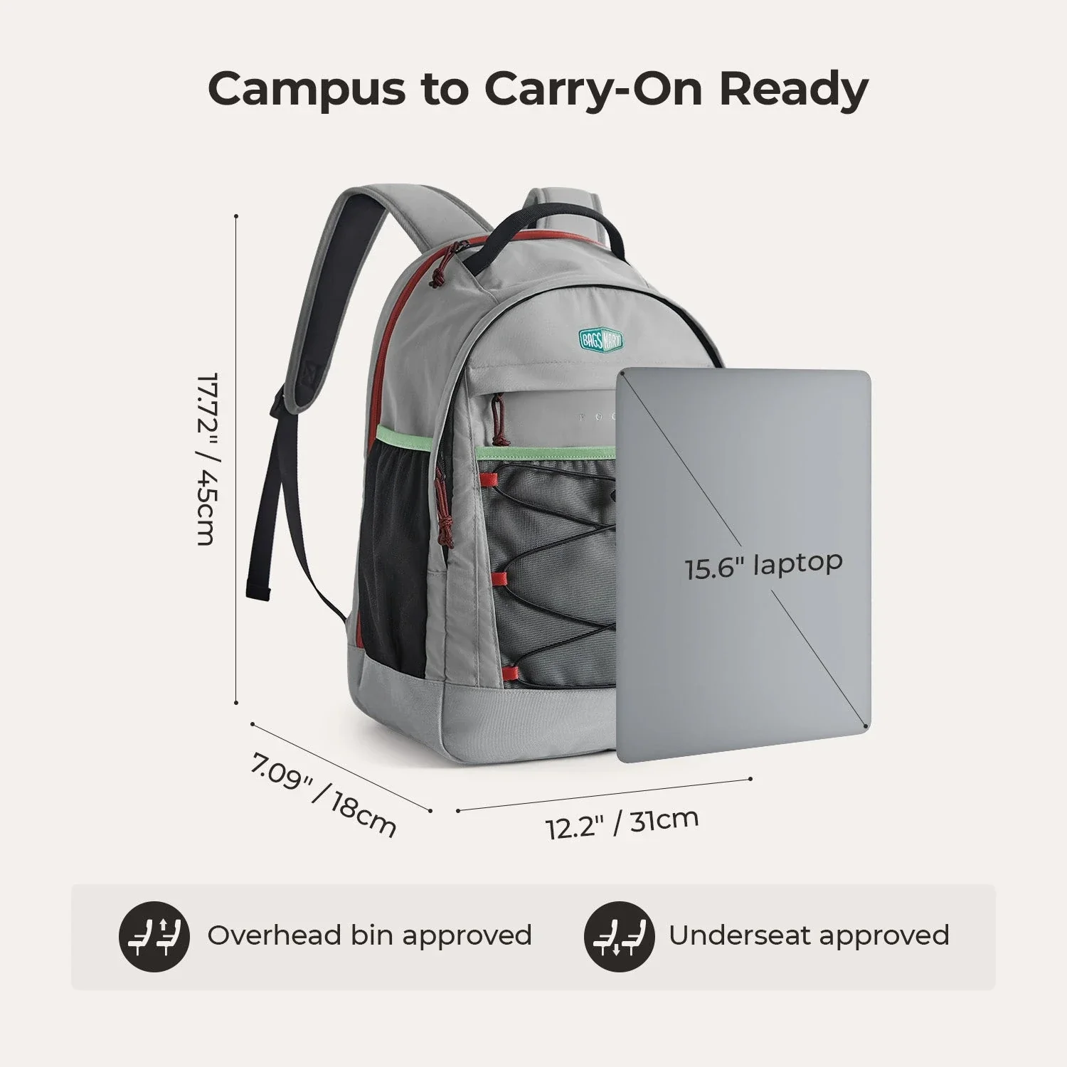 Focus 15.6" Laptop Backpack - Image 94