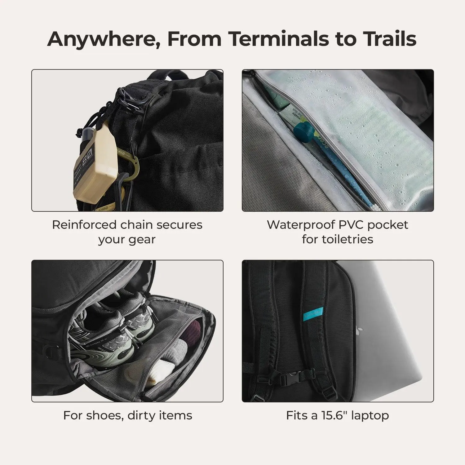 Paz 43L Duffle Backpack - Image 27