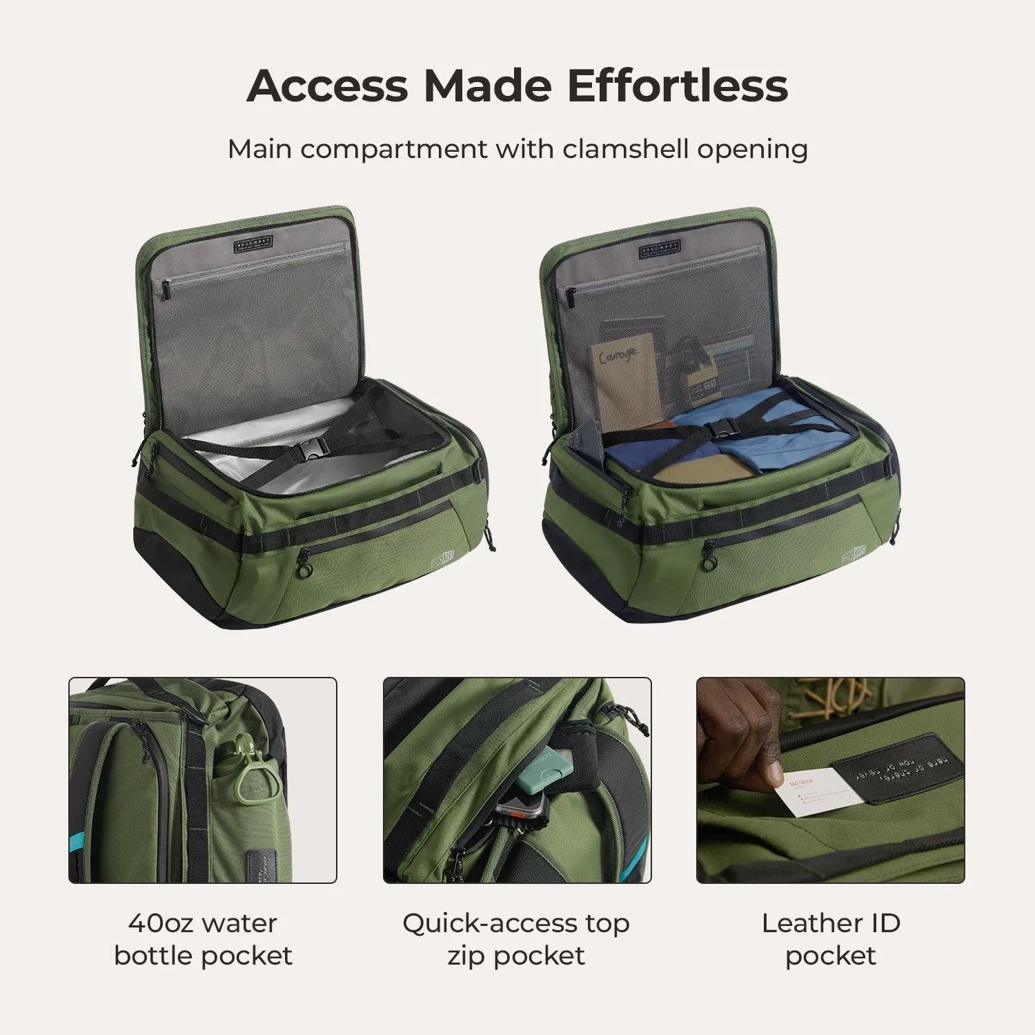 Paz 43L Duffle Backpack - Image 3