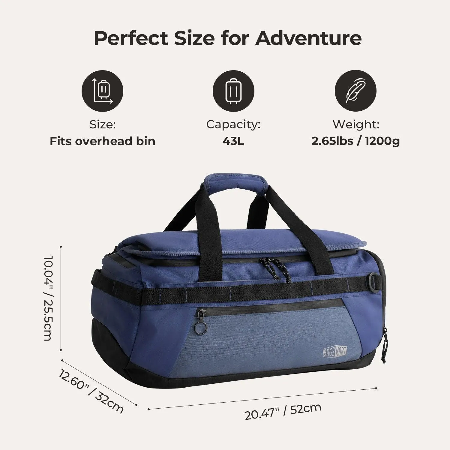 Paz 43L Duffle Backpack - Image 50