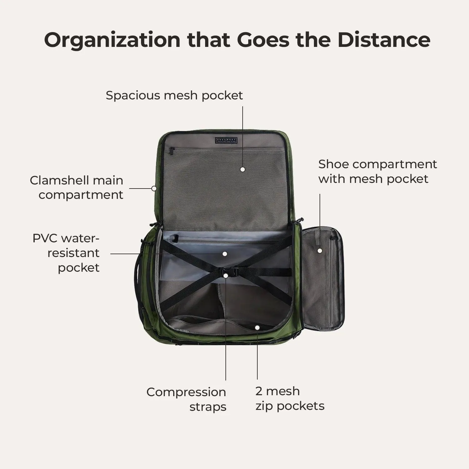 Paz 43L Duffle Backpack - Image 9
