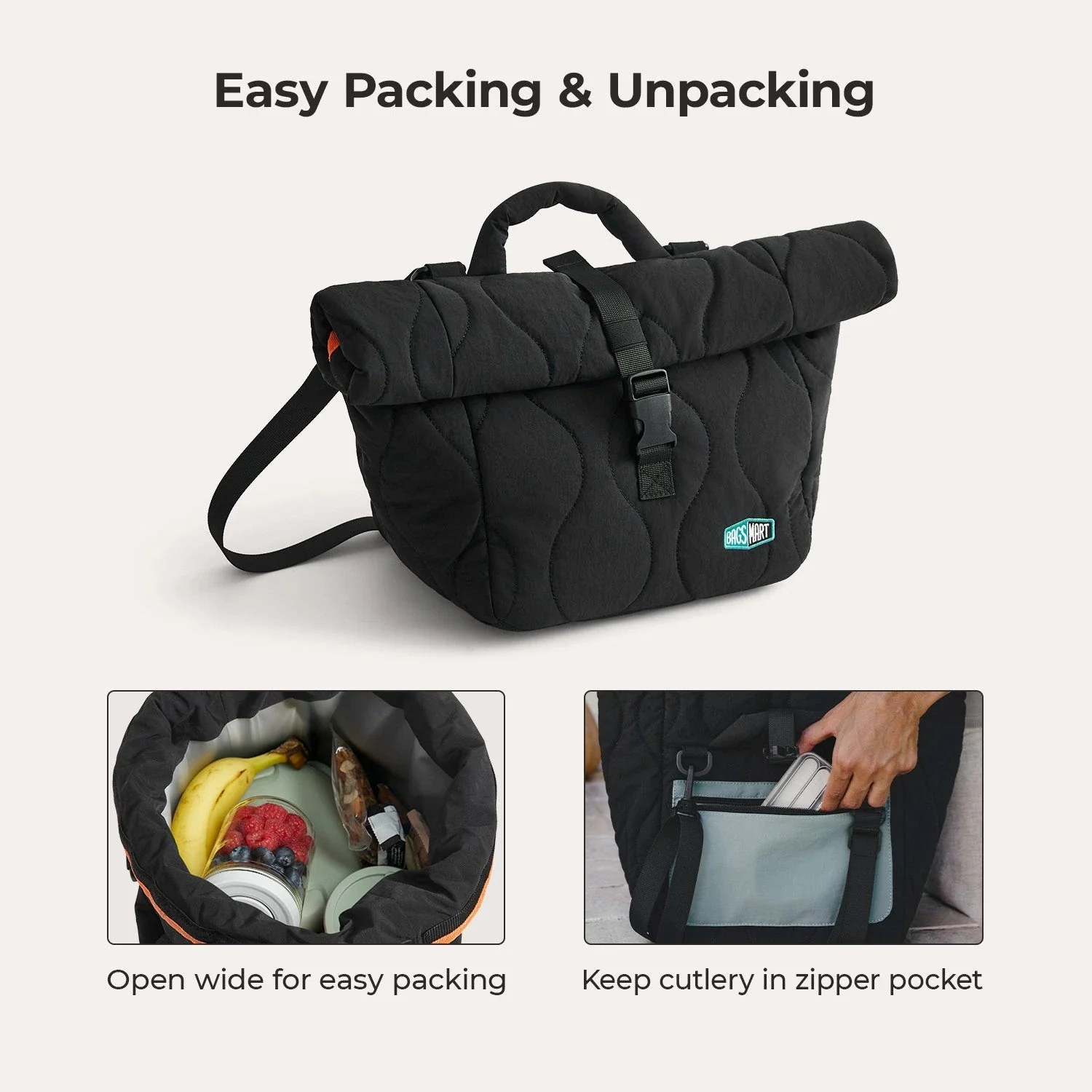 Paz Roll Top Lunch Bag - Image 18