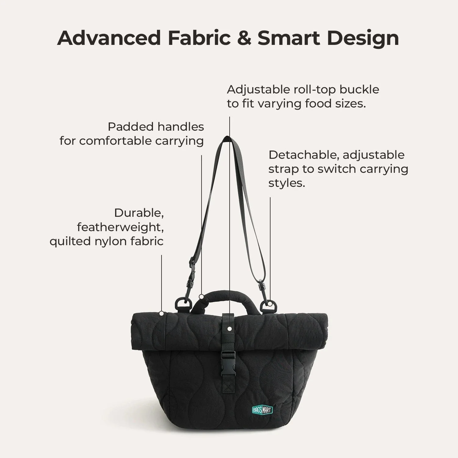 Paz Roll Top Lunch Bag - Image 20