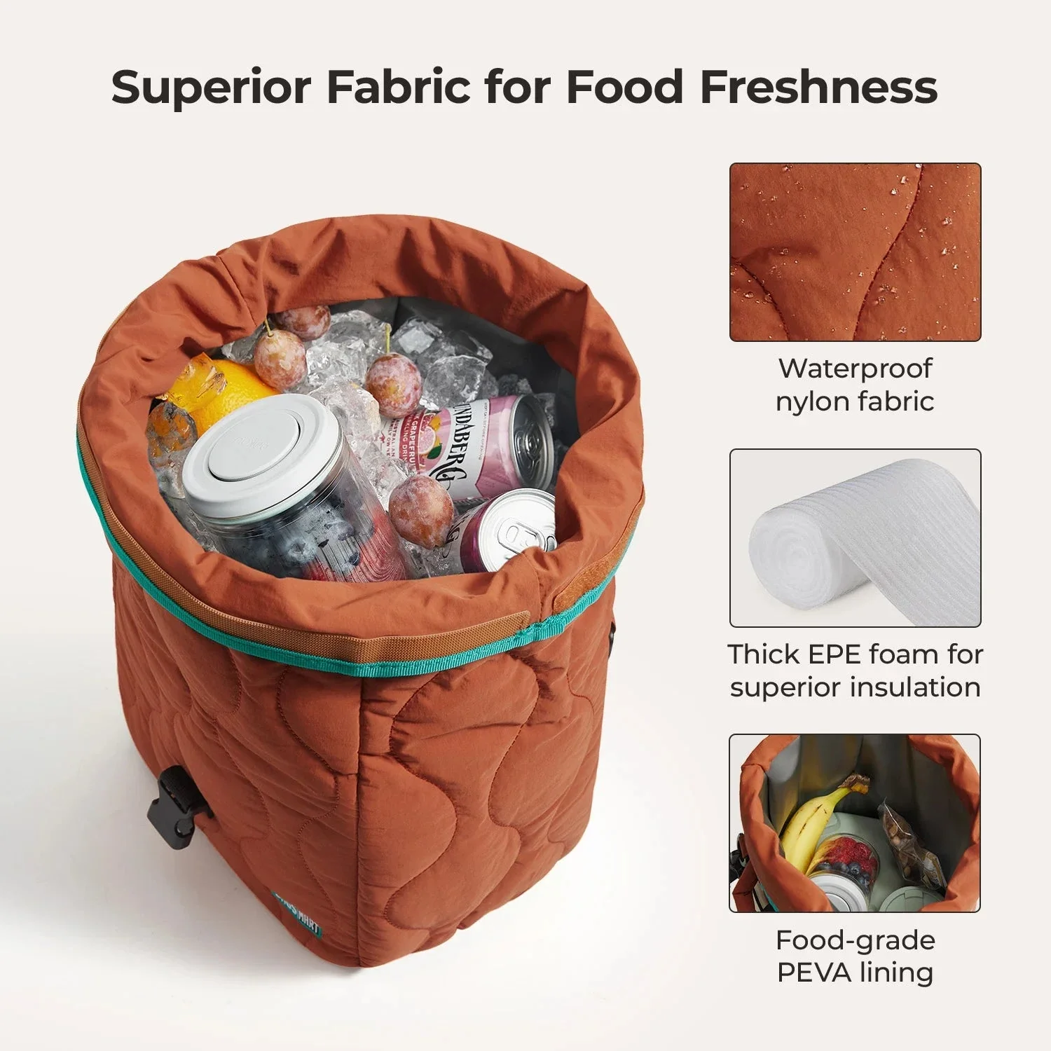Paz Roll Top Lunch Bag - Image 3