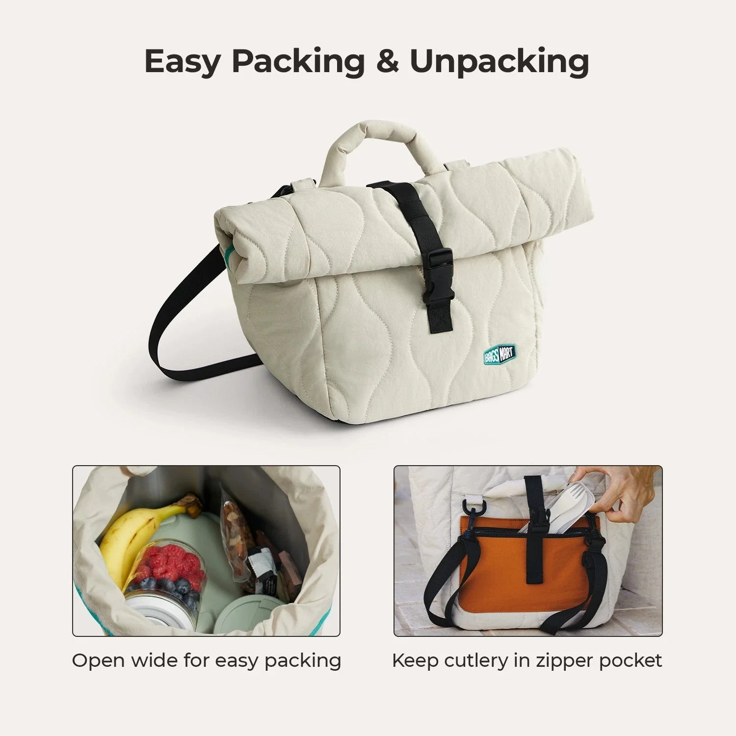Paz Roll Top Lunch Bag - Image 33