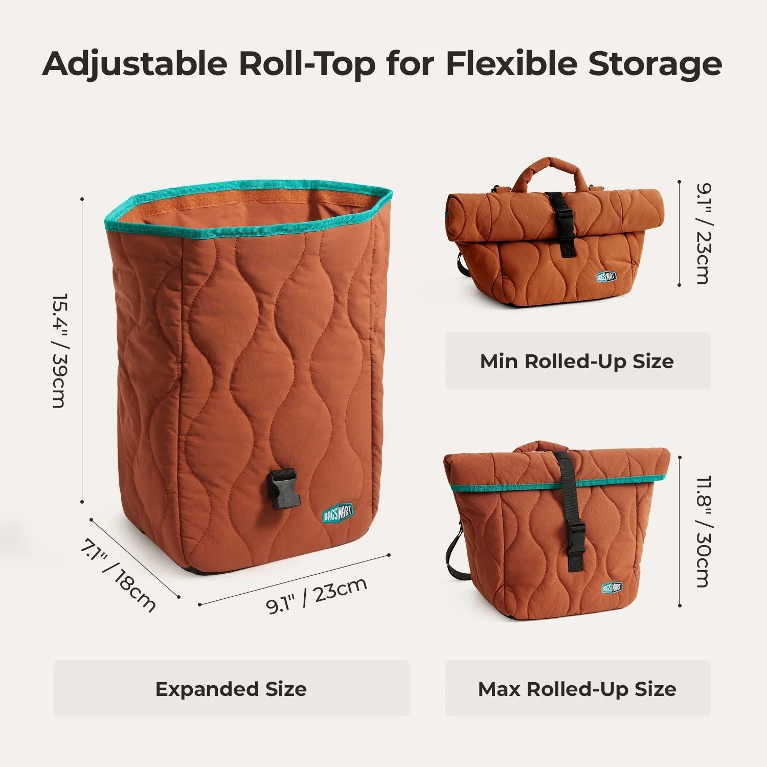 Paz Roll Top Lunch Bag - Image 6