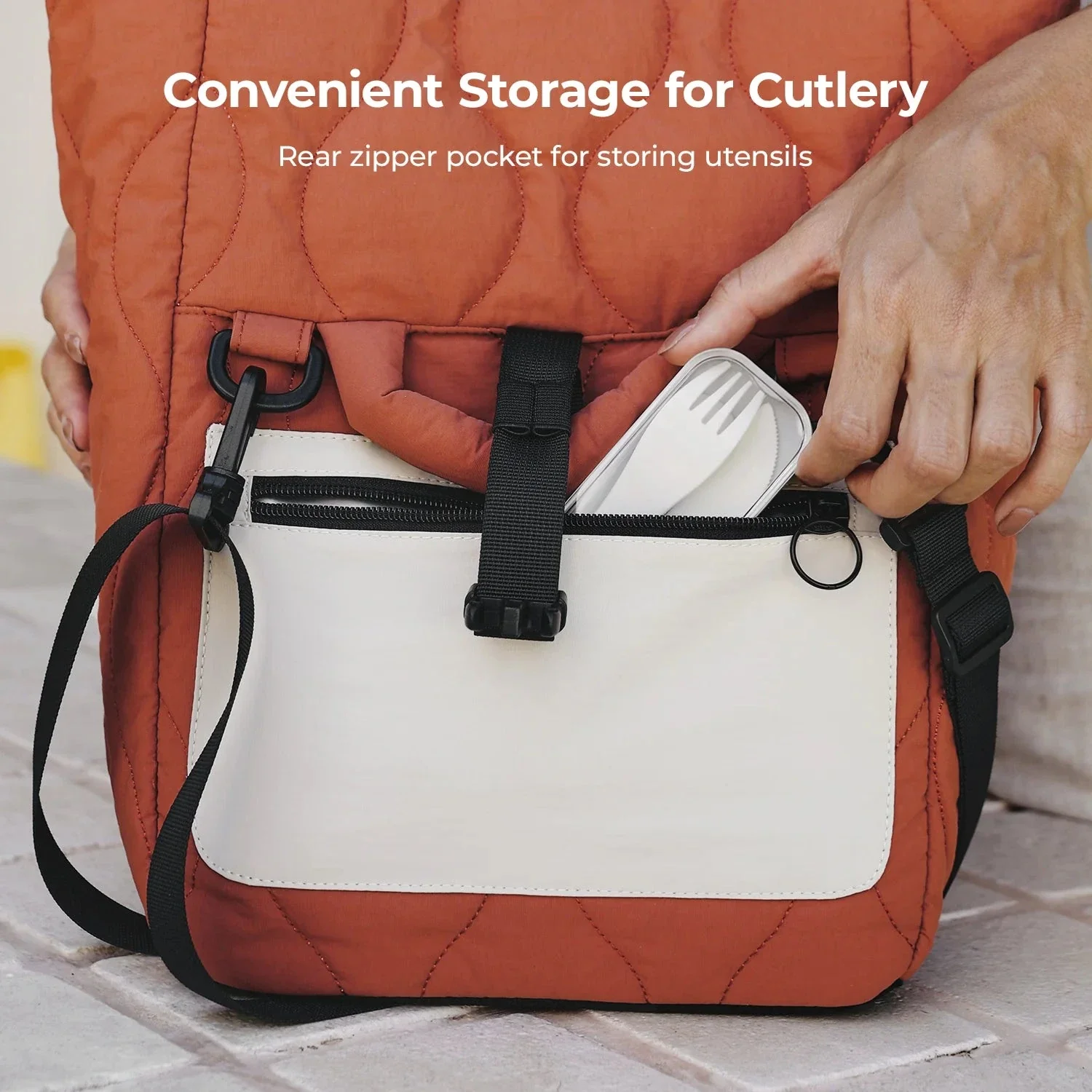 Paz Roll Top Lunch Bag - Image 7