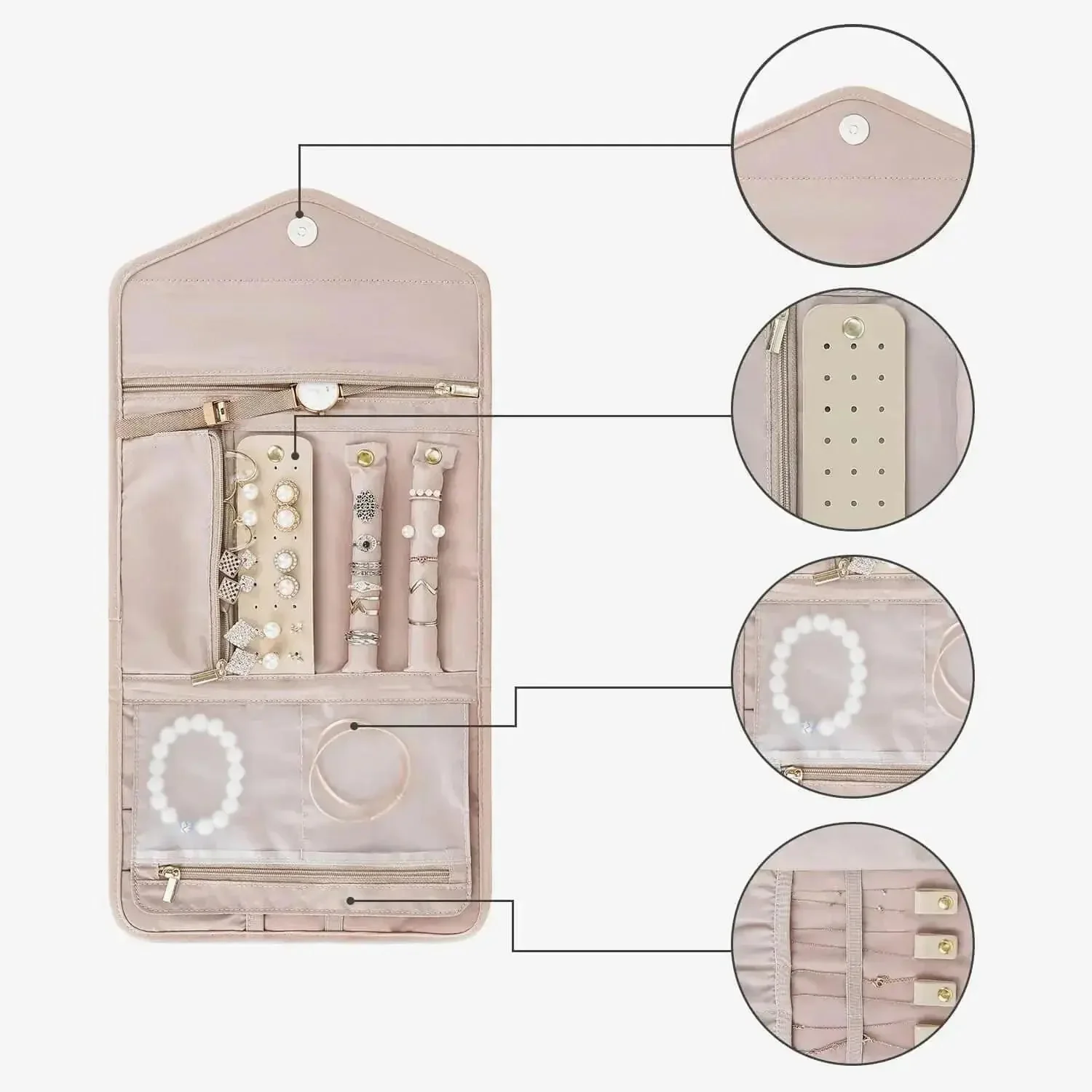 Peri Folding Jewelry Organizer - Image 10