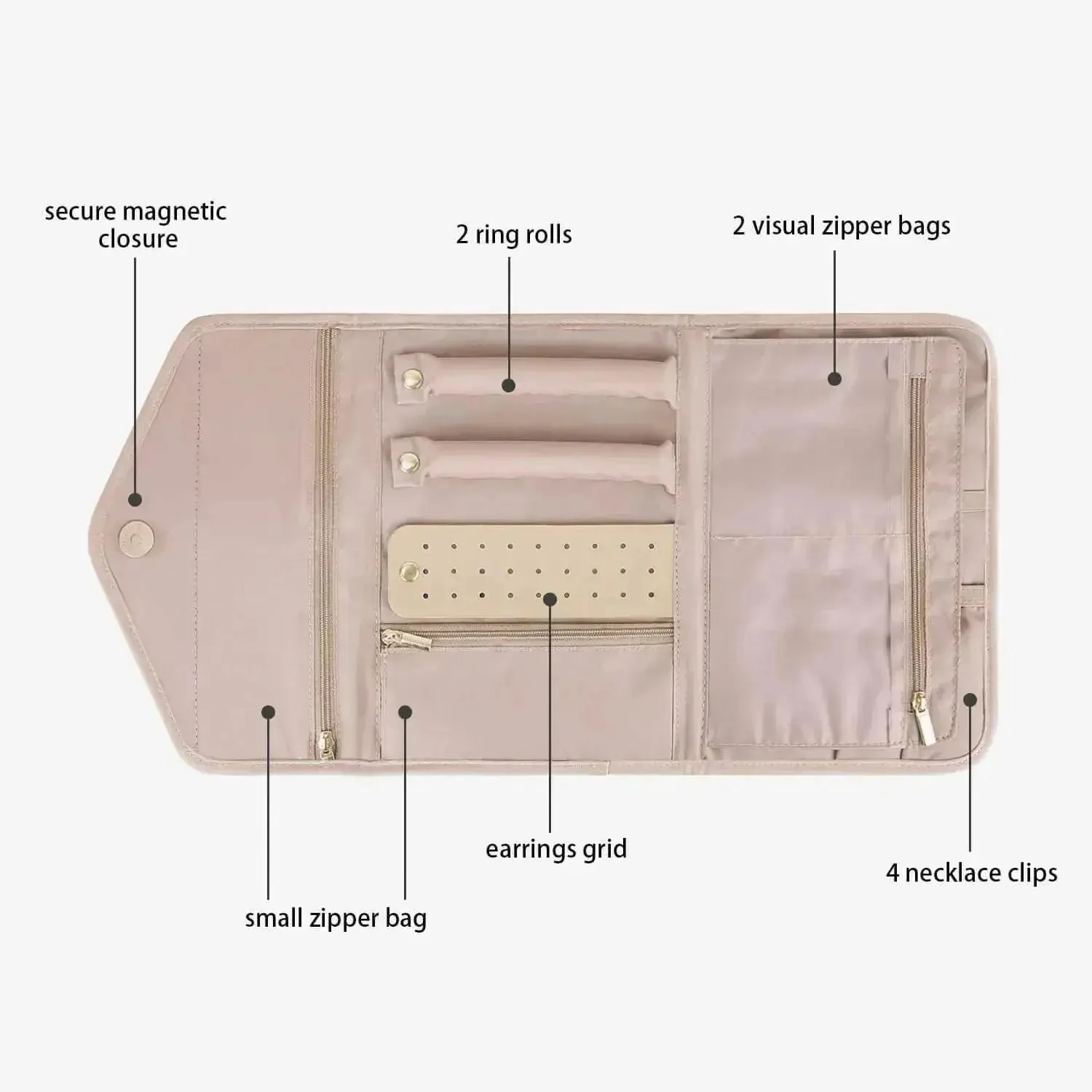 Peri Folding Jewelry Organizer - Image 16