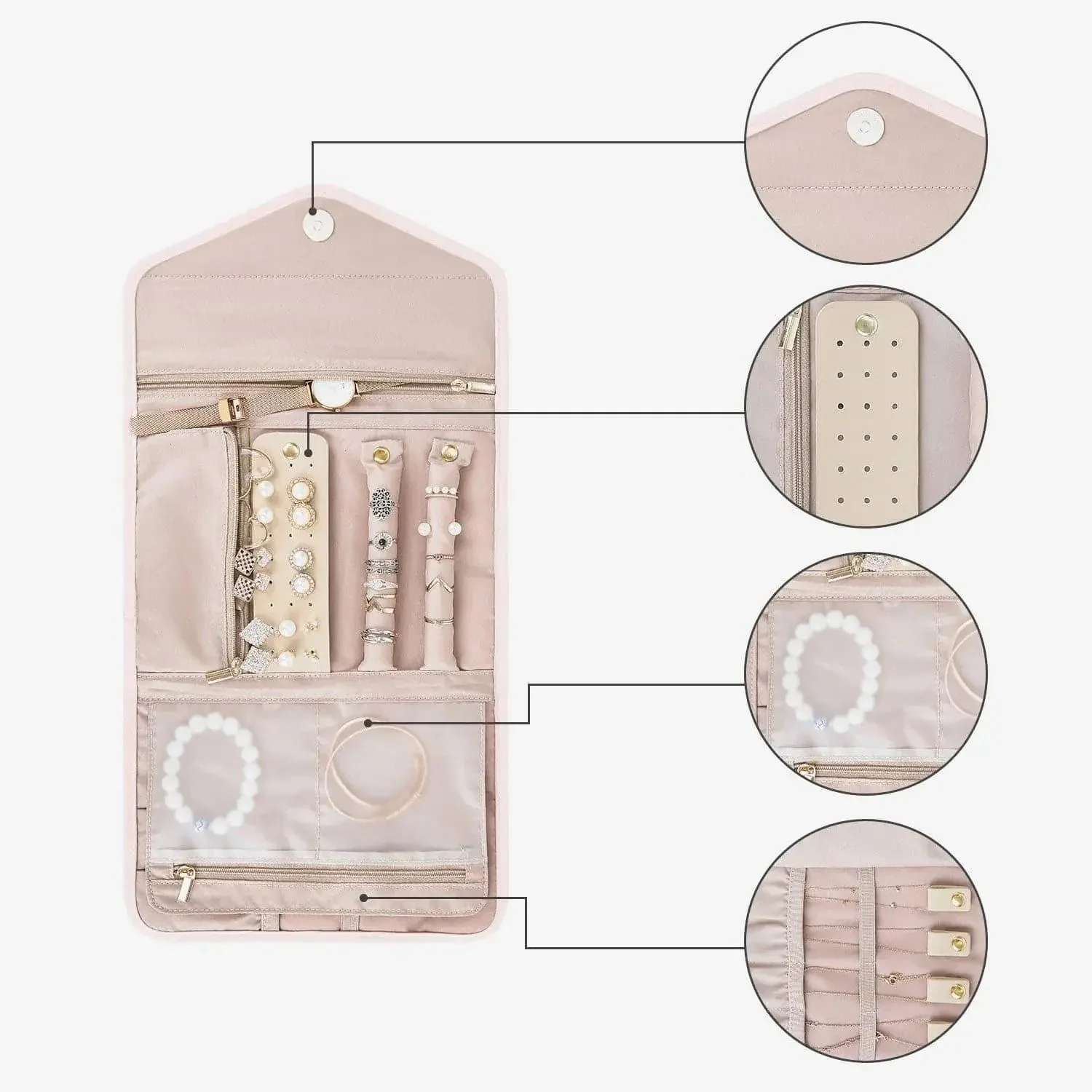 Peri Folding Jewelry Organizer - Image 37
