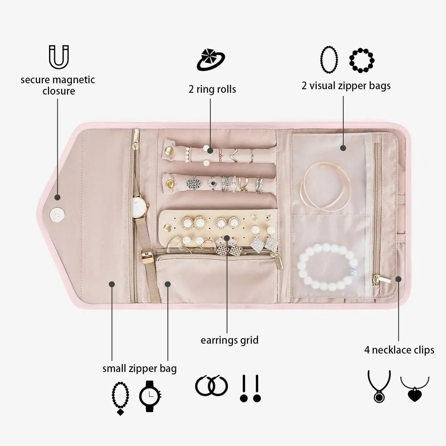 Peri Folding Jewelry Organizer - Image 38