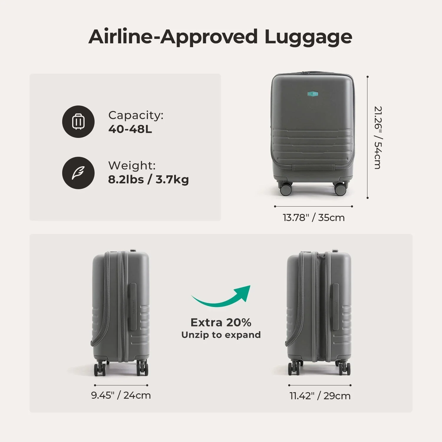 Getaway 20'' Carry-on: Front-Opening - Image 39