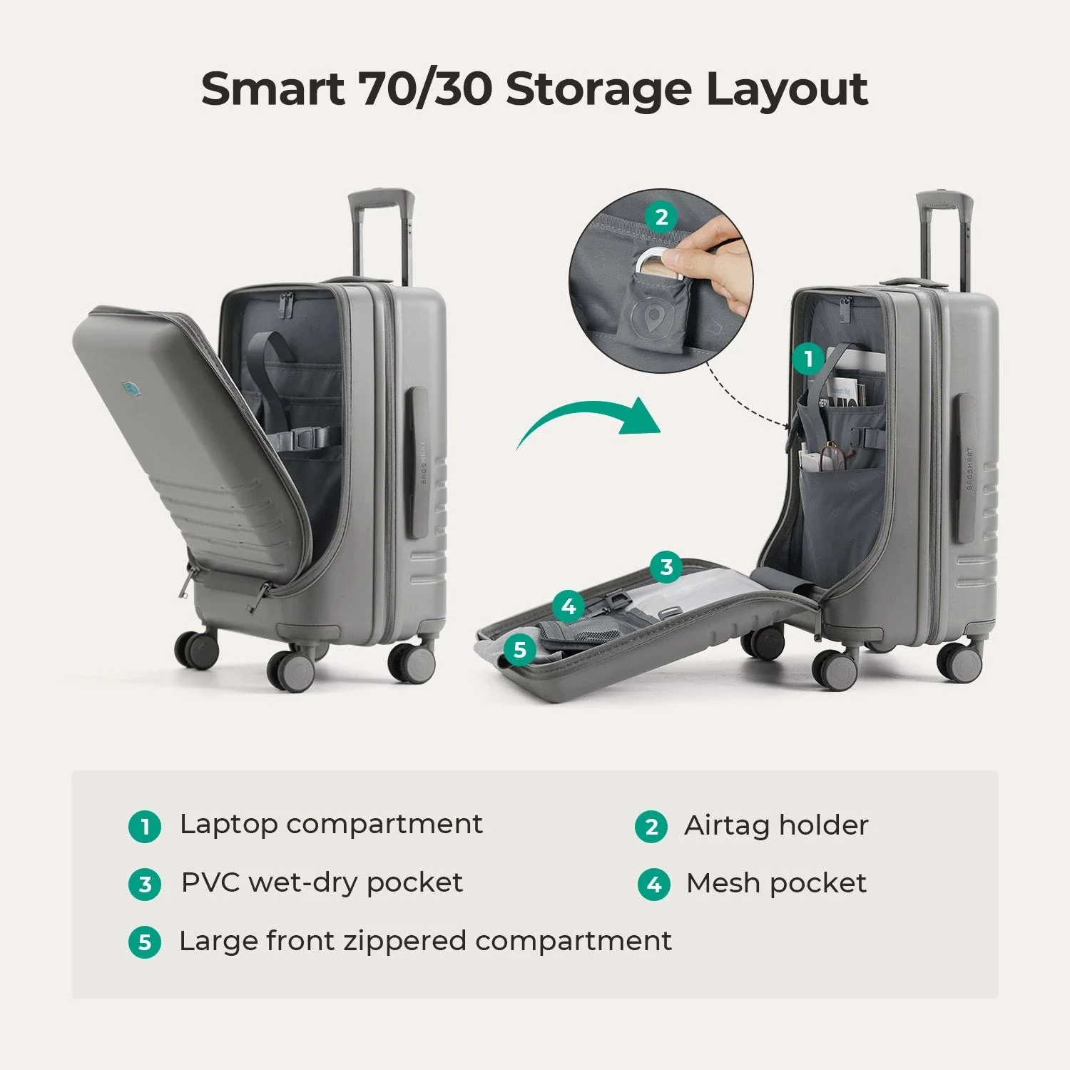 Getaway 20'' Carry-on: Front-Opening - Image 42
