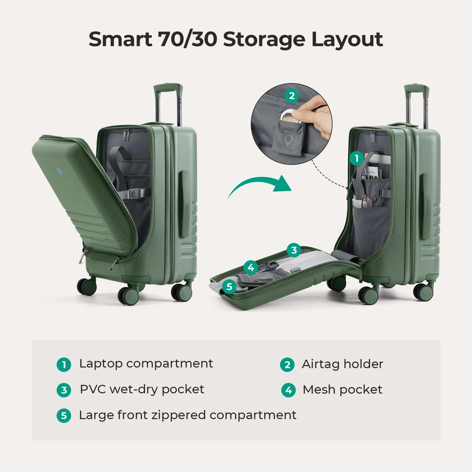 Getaway 20'' Carry-on: Front-Opening - Image 59