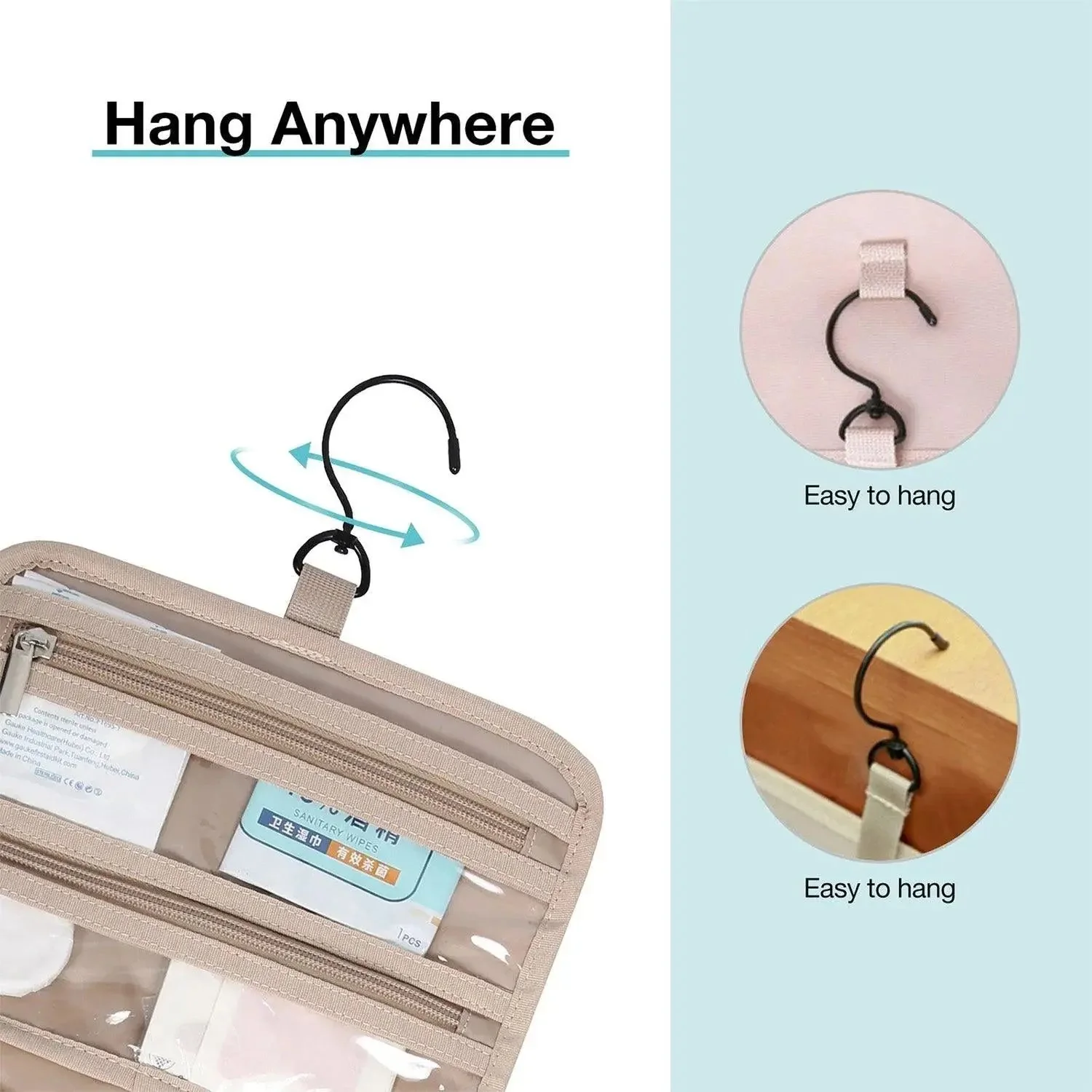 The Space Saver Pro Bonchemin Hanging Toiletry Bag - Image 22