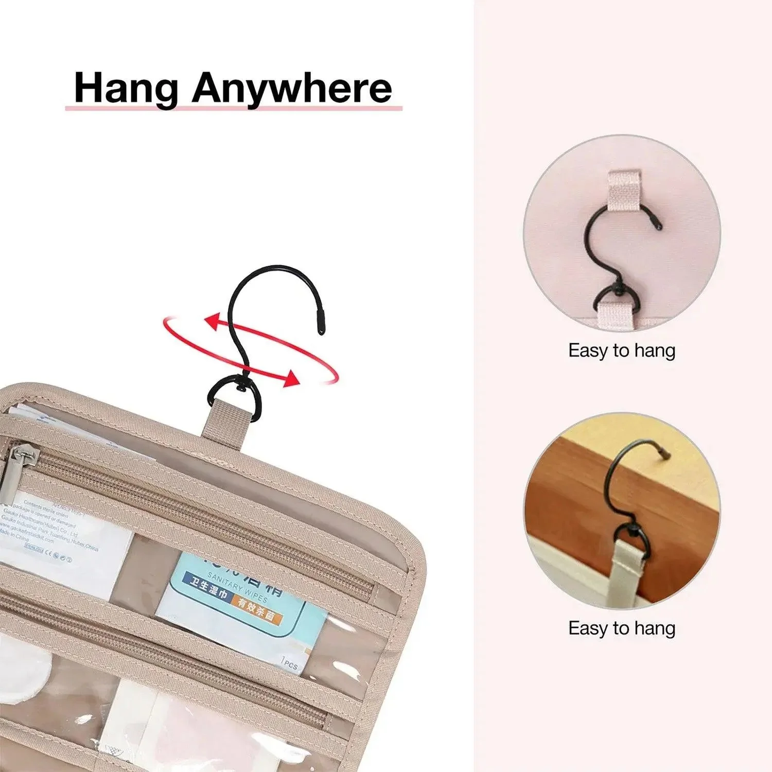 The Space Saver Pro Bonchemin Hanging Toiletry Bag - Image 8