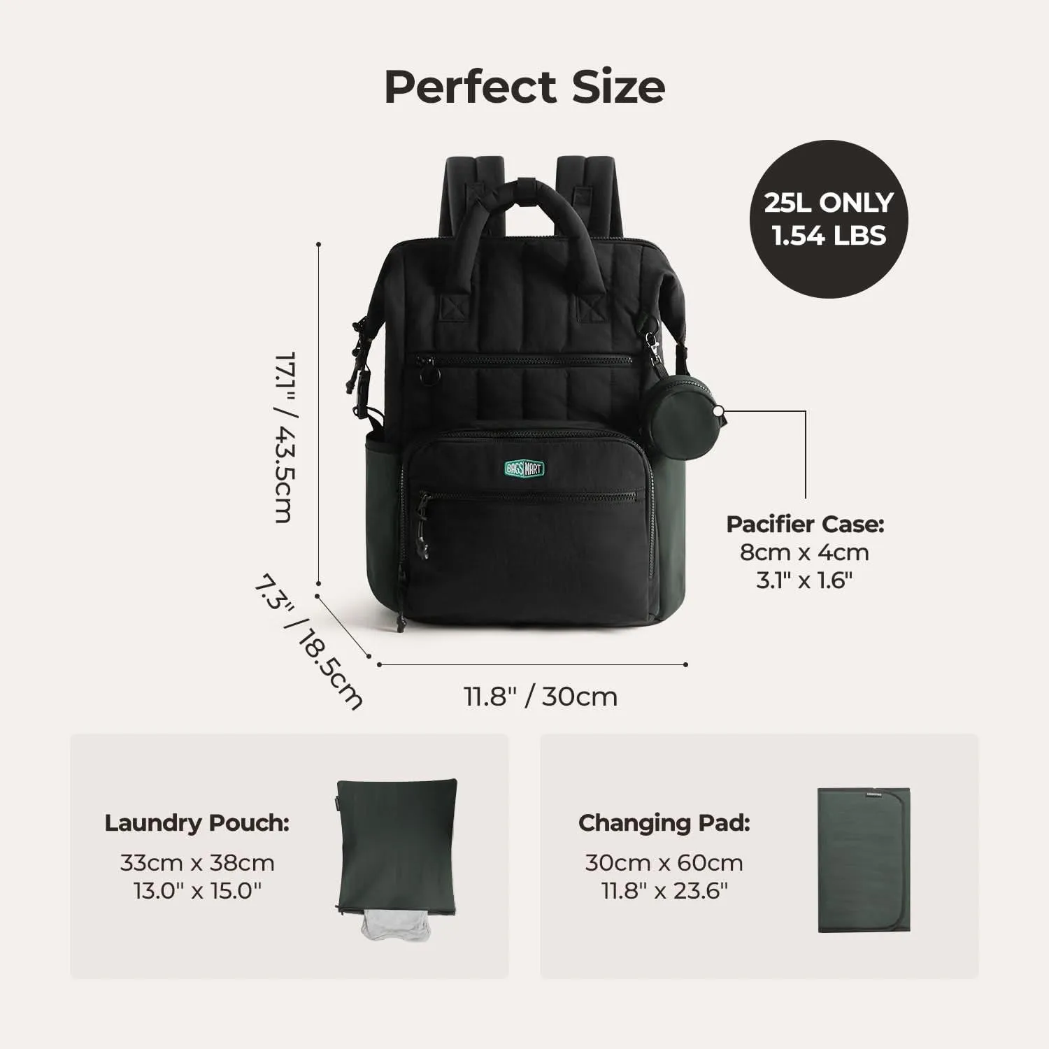 Paz 25L Diaper Backpack - Image 49