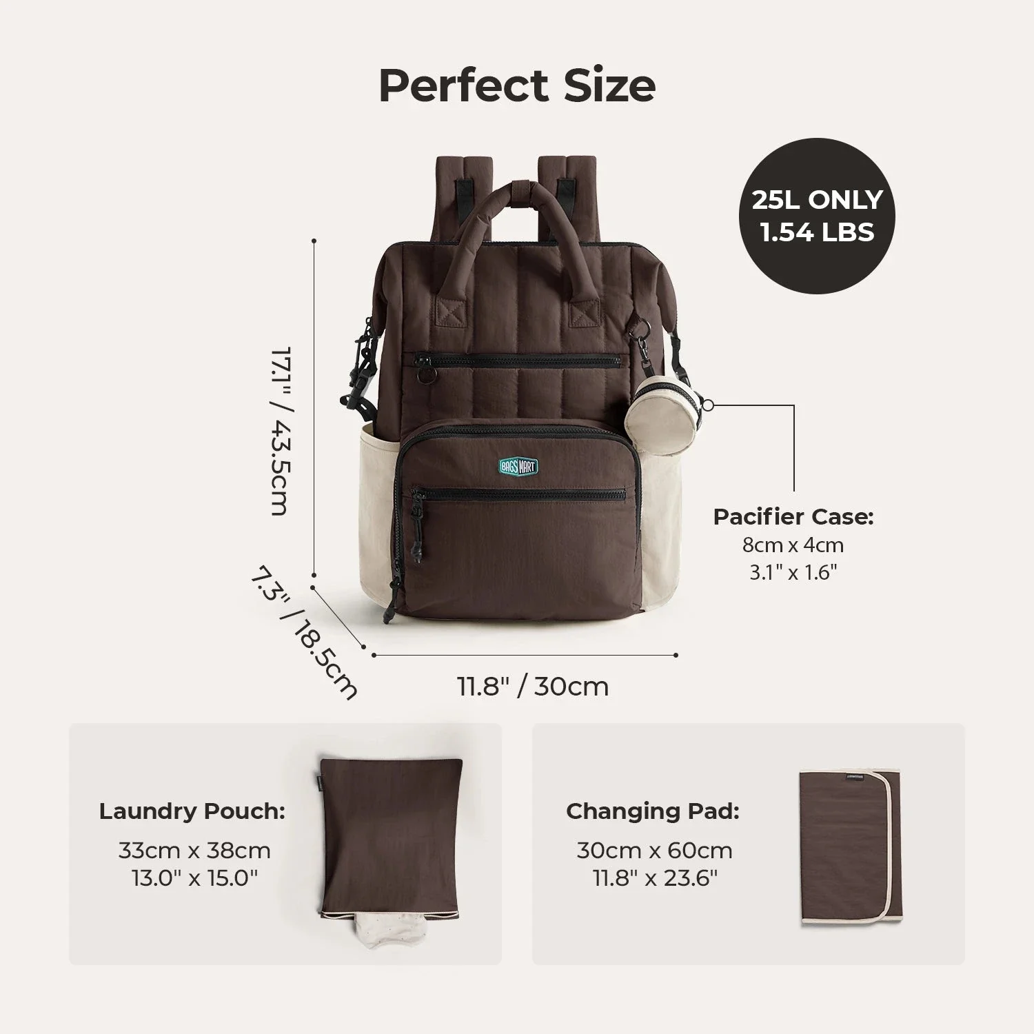 Paz 25L Diaper Backpack - Image 72