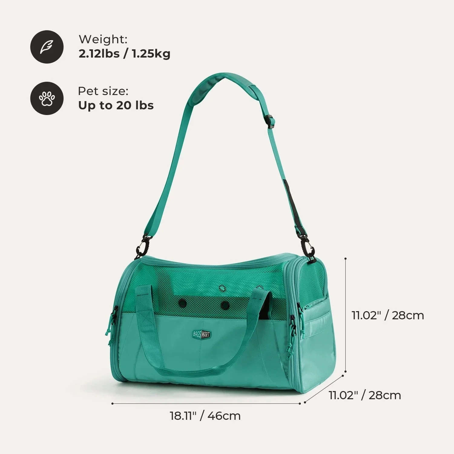 Rollover Pet Travel Carrier - Image 31