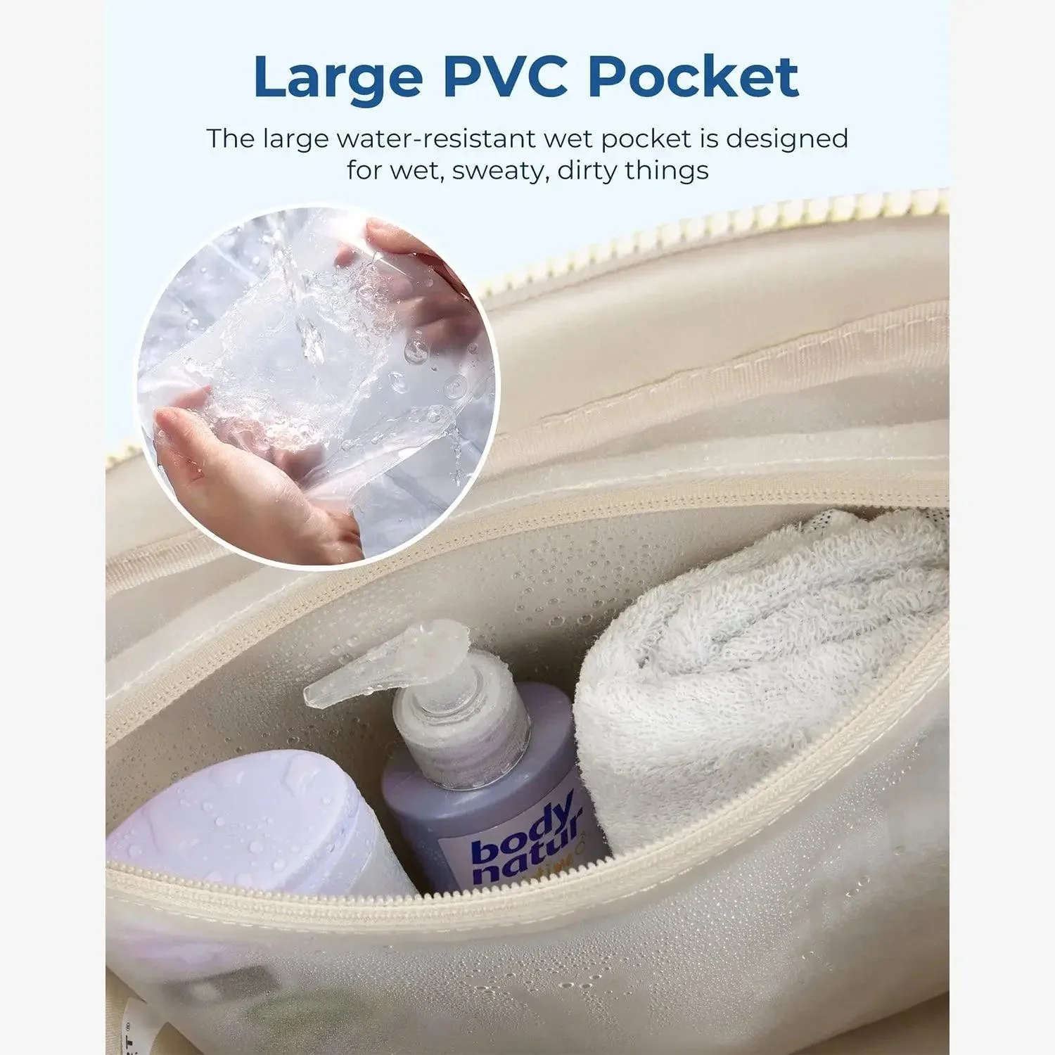 Puffy Water-Resistant Gym & Travel Duffle Bag - Image 6