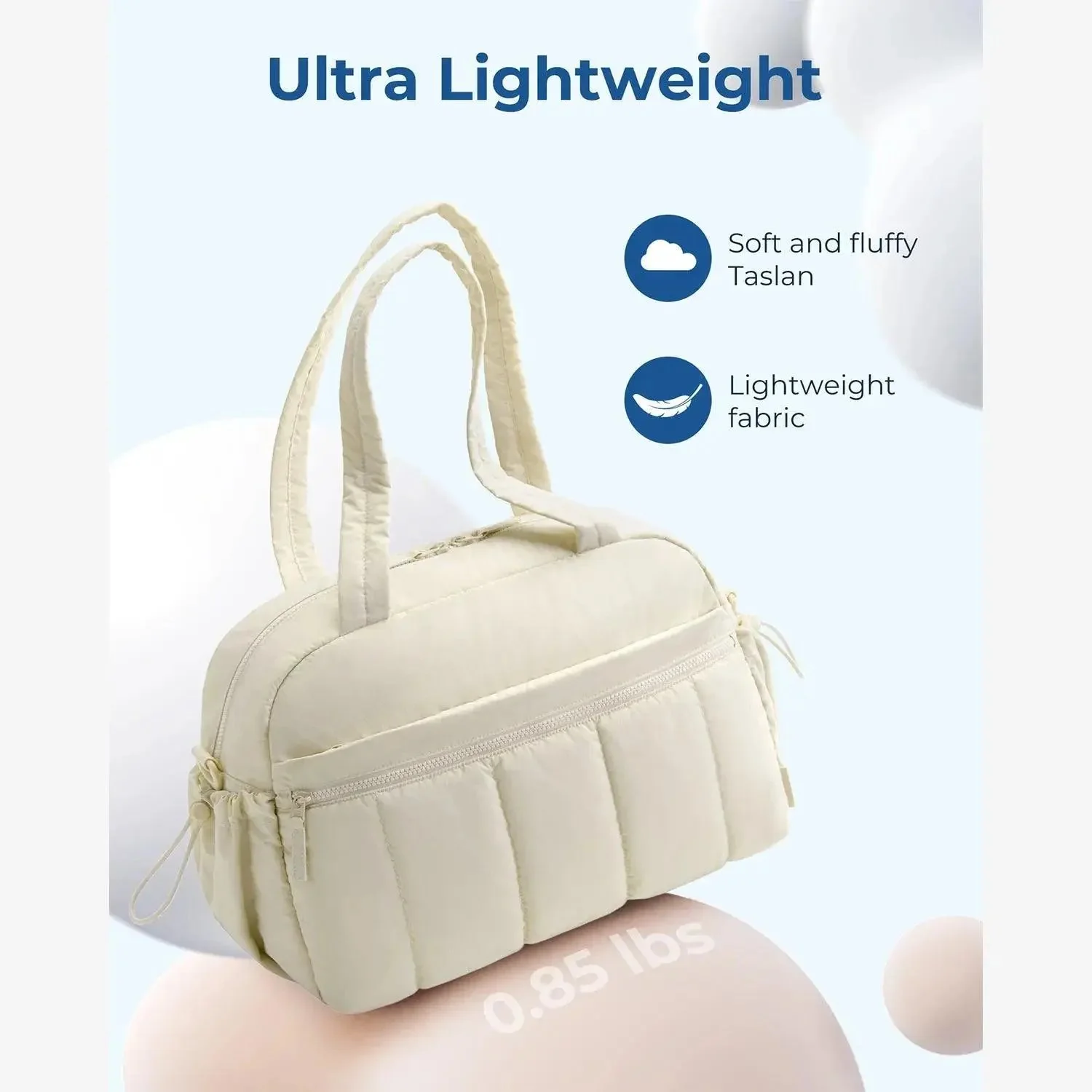 Puffy Water-Resistant Gym & Travel Duffle Bag - Image 7