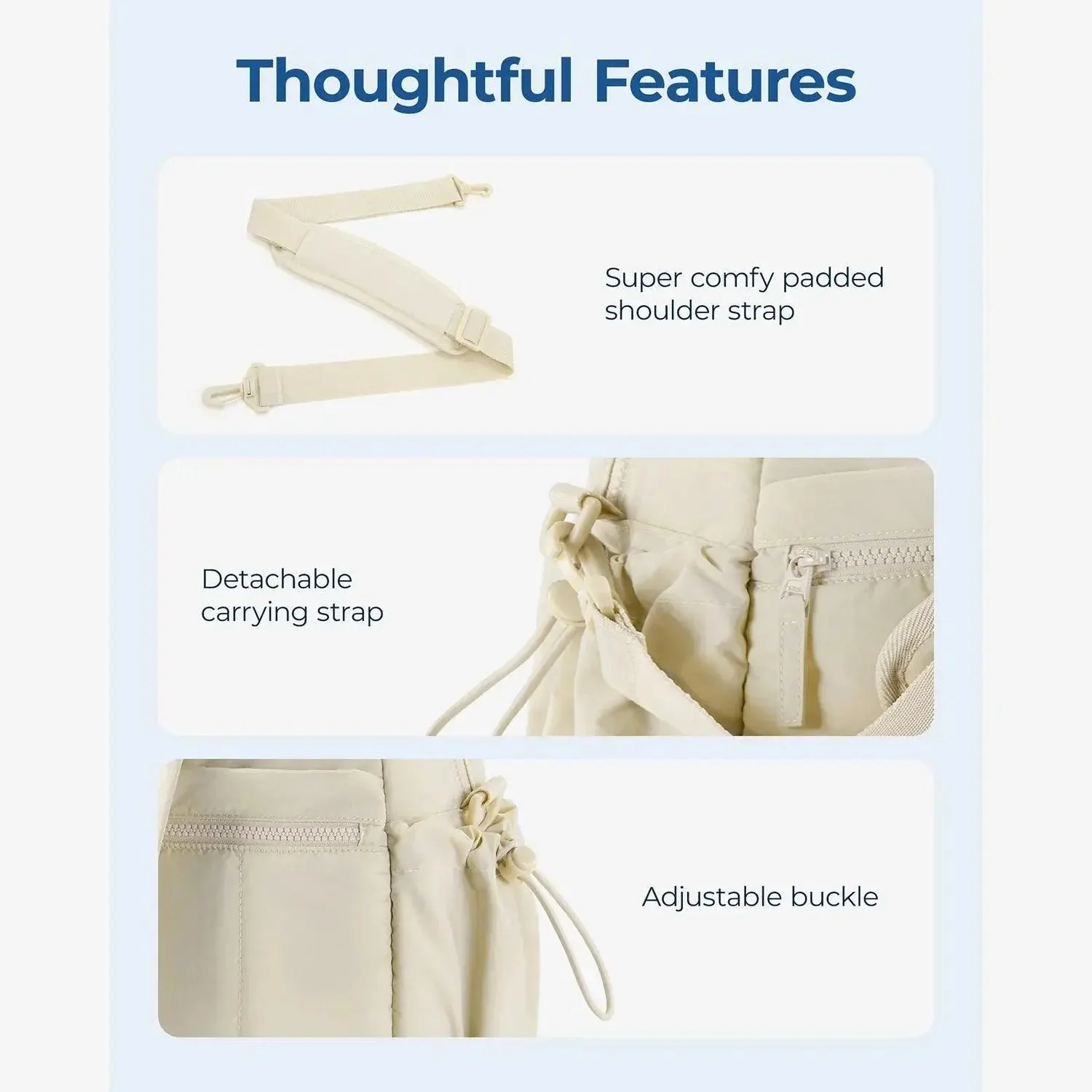 Puffy Water-Resistant Gym & Travel Duffle Bag - Image 9